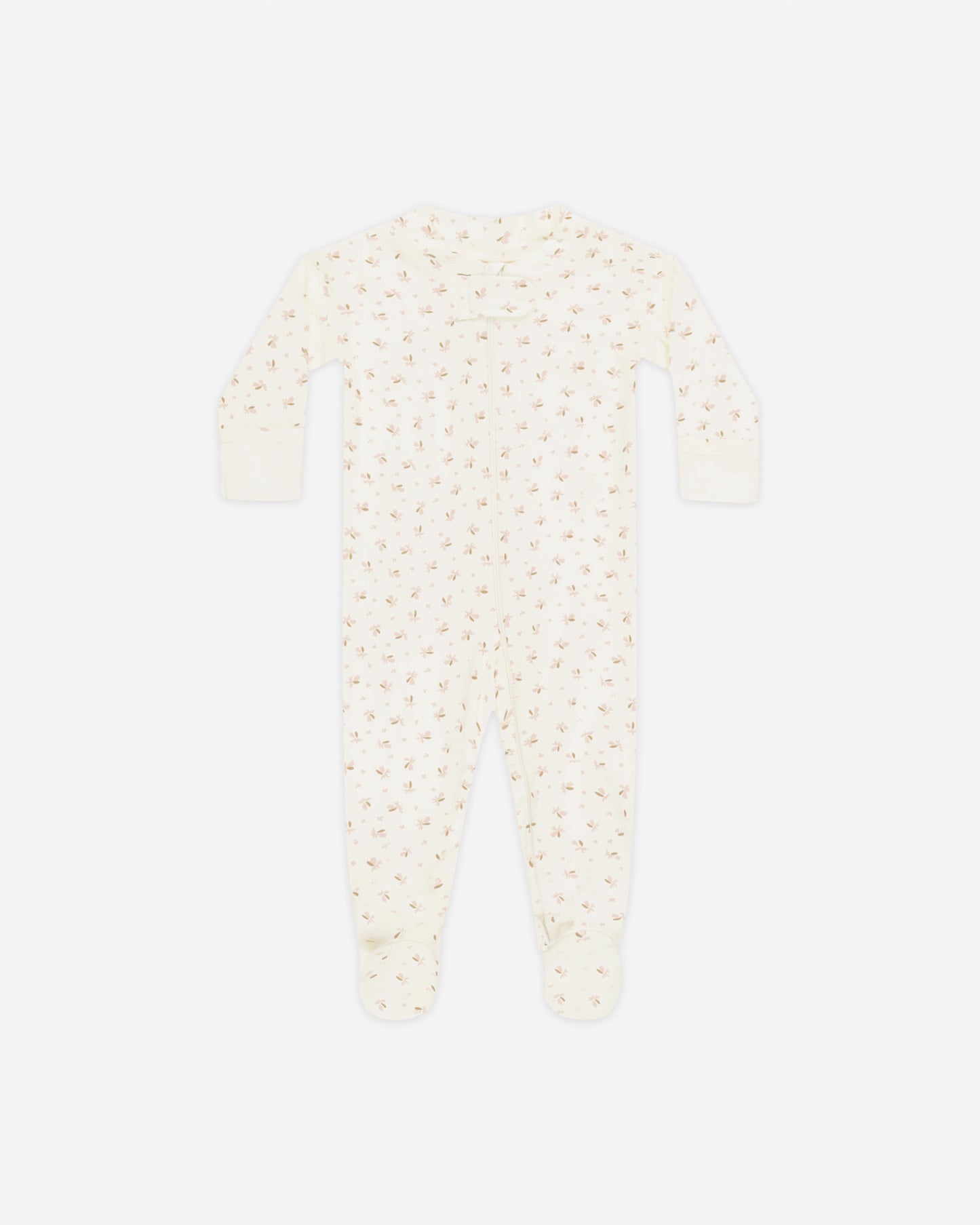 Zip Longsleeve Sleeper Footie || Fleur - Rylee + Cru | Kids Clothes | Trendy Baby Clothes | Modern Infant Outfits |