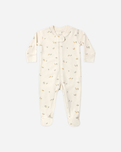 Zip Long Sleeve Sleeper Footie Pears - Rylee + Cru | Kids Clothes | Trendy Baby Clothes | Modern Infant Outfits |