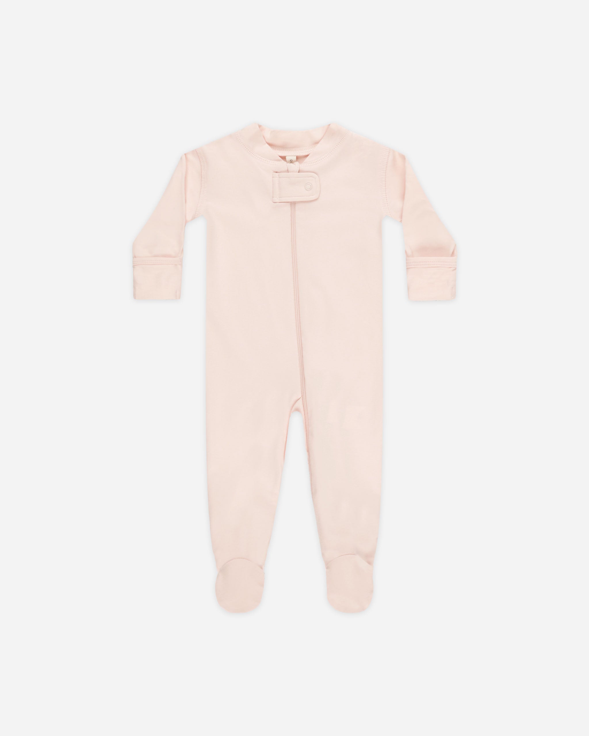 Zip Longsleeve Sleeper Footie || Petal - Rylee + Cru | Kids Clothes | Trendy Baby Clothes | Modern Infant Outfits |