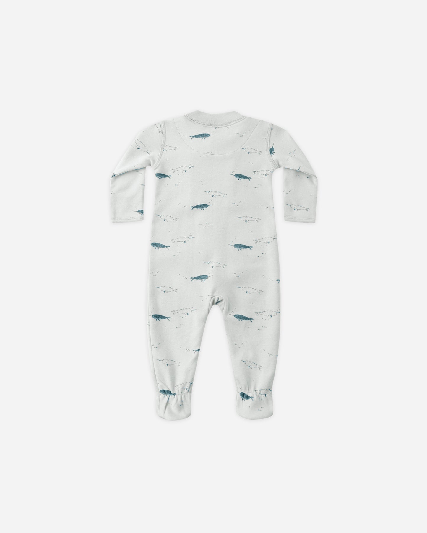Zip Long Sleeve Sleeper Footie || Narwhals - Rylee + Cru | Kids Clothes | Trendy Baby Clothes | Modern Infant Outfits |