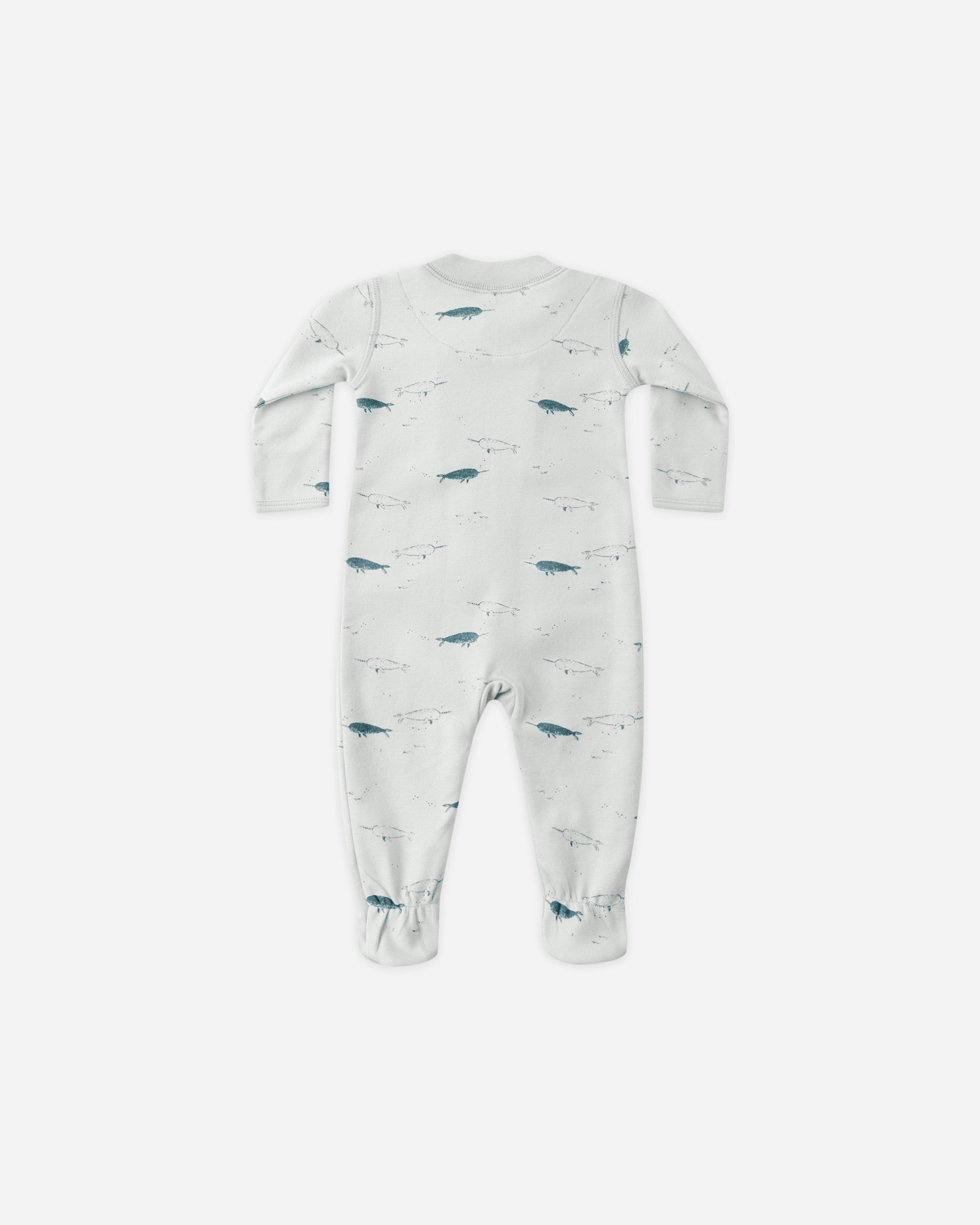 Zip Long Sleeve Sleeper Footie || Narwhals - Rylee + Cru | Kids Clothes | Trendy Baby Clothes | Modern Infant Outfits |