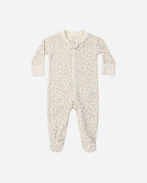 Zip Long Sleeve Sleeper Footie Floret - Rylee + Cru | Kids Clothes | Trendy Baby Clothes | Modern Infant Outfits |