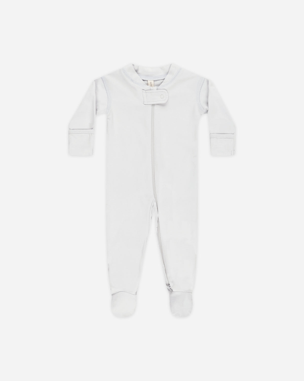 Zip Longsleeve Sleeper Footie Fog - Rylee + Cru | Kids Clothes | Trendy Baby Clothes | Modern Infant Outfits |