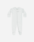 Zip Longsleeve Sleeper Footie || Fog - Rylee + Cru | Kids Clothes | Trendy Baby Clothes | Modern Infant Outfits |