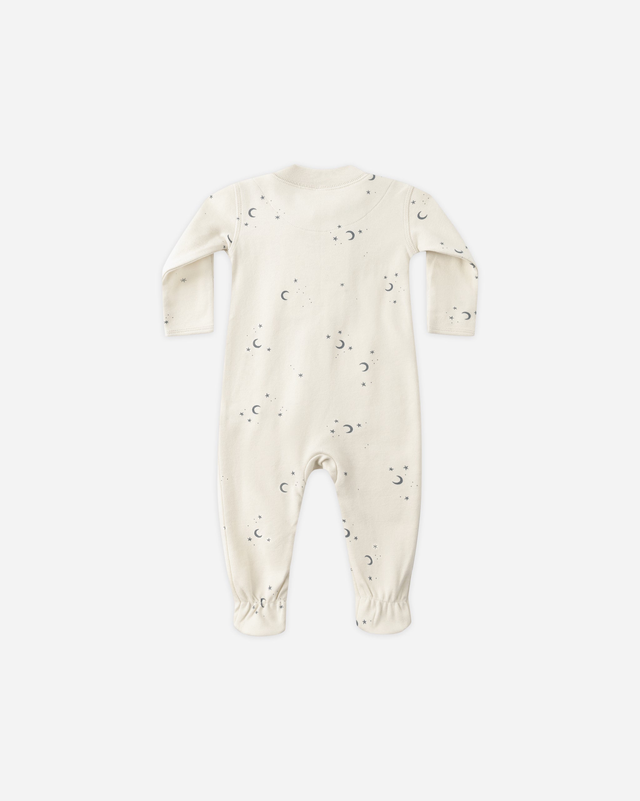 Zip Long Sleeve Sleeper Footie || Moons - Rylee + Cru | Kids Clothes | Trendy Baby Clothes | Modern Infant Outfits |