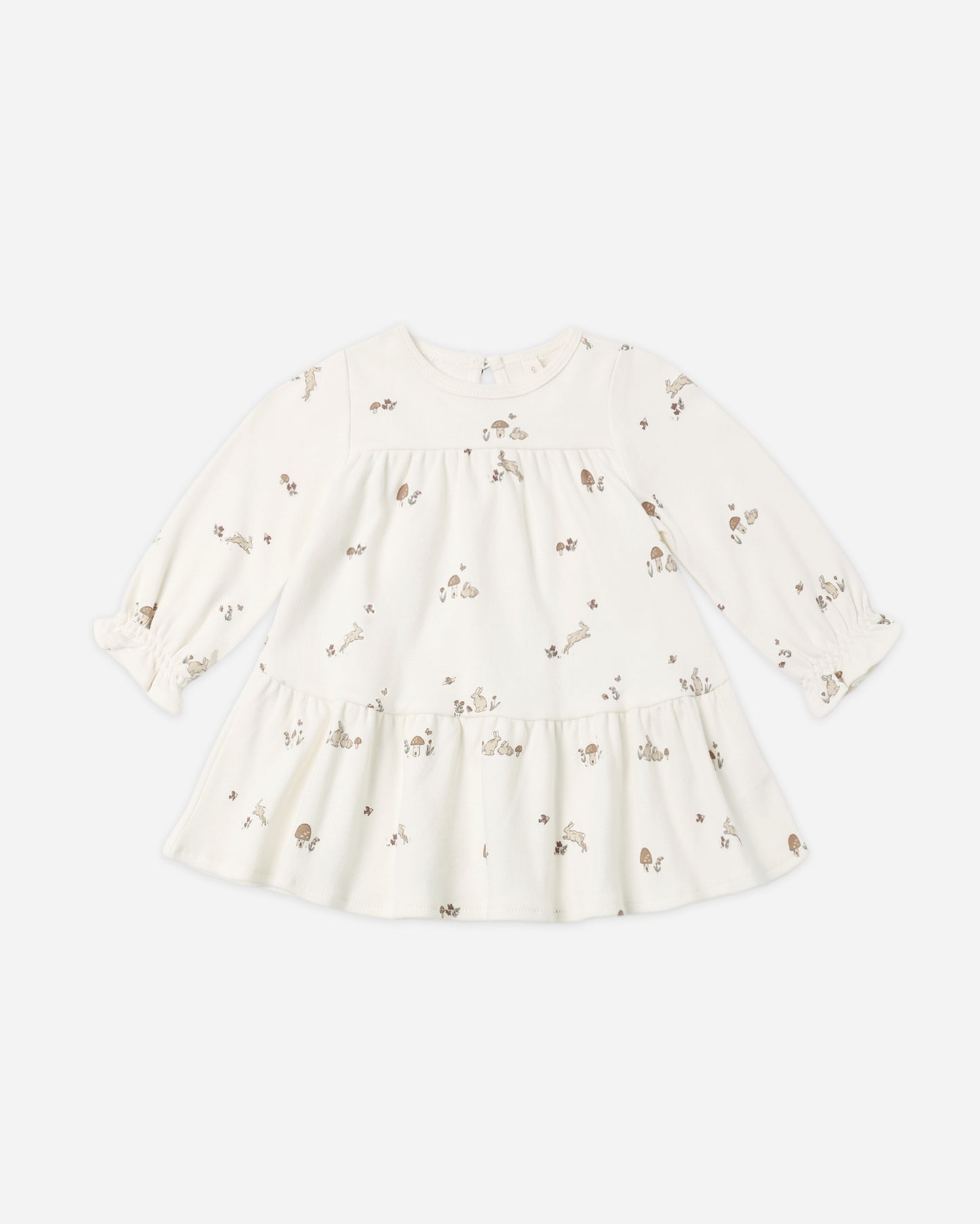 Tiered Jersey Dress Bunnies - Rylee + Cru | Kids Clothes | Trendy Baby Clothes | Modern Infant Outfits |