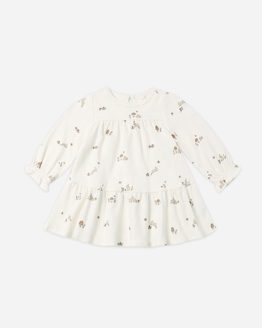 Tiered Jersey Dress Bunnies - Rylee + Cru | Kids Clothes | Trendy Baby Clothes | Modern Infant Outfits |