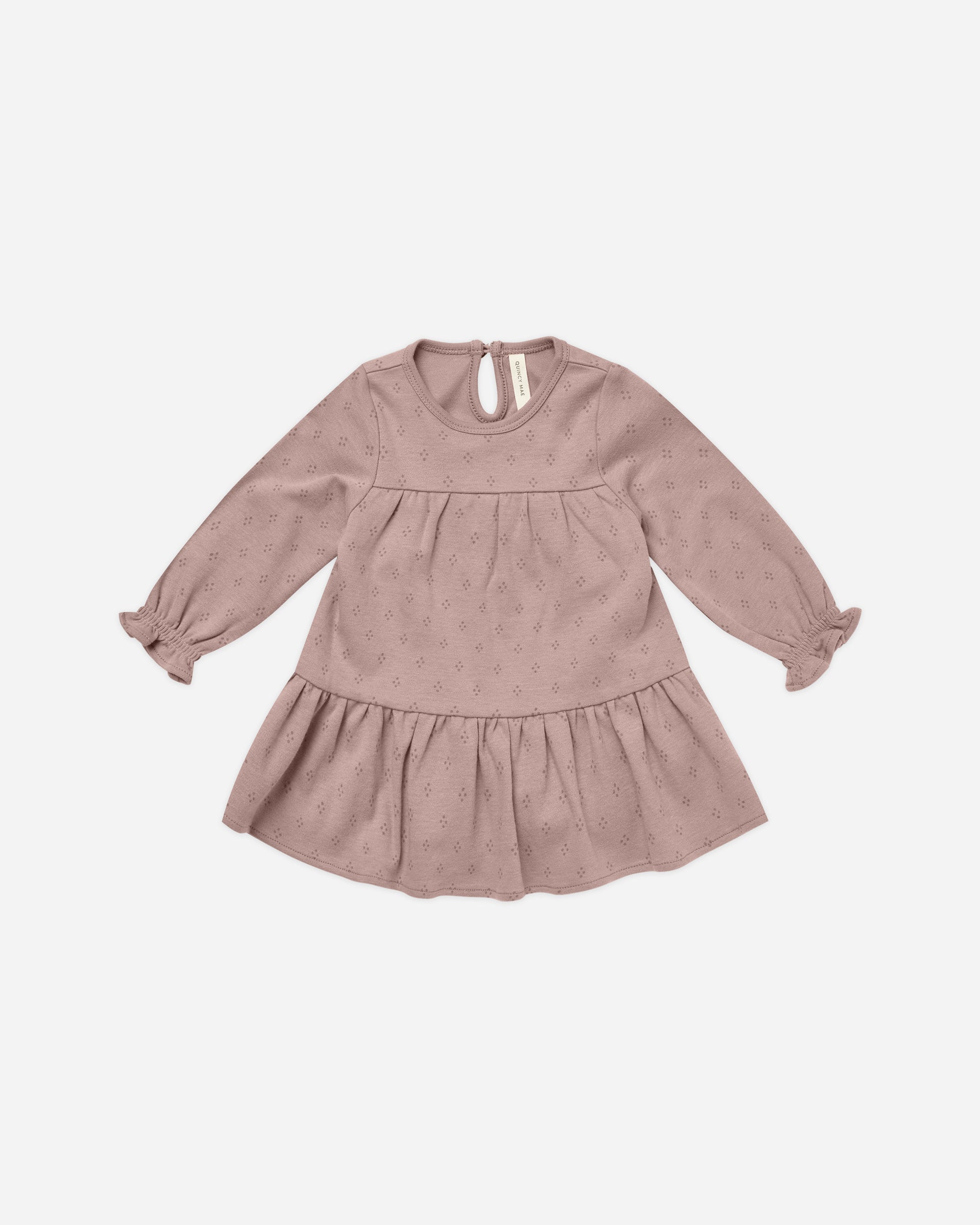 Quincy Mae AW23 - Bears Tiered Jersey Dress 18-24M