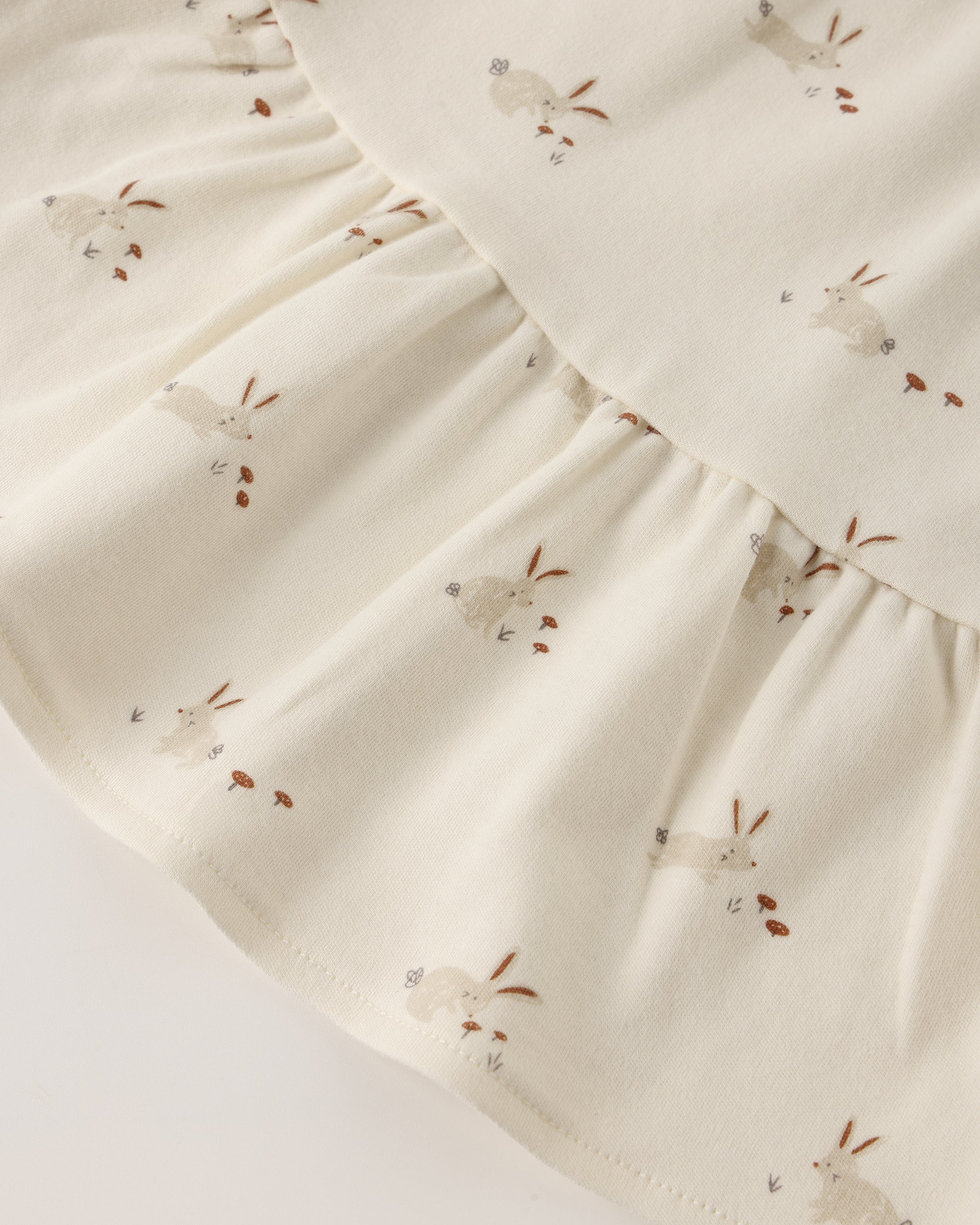 Tiered Jersey Dress || Bunnies - Rylee + Cru | Kids Clothes | Trendy Baby Clothes | Modern Infant Outfits |