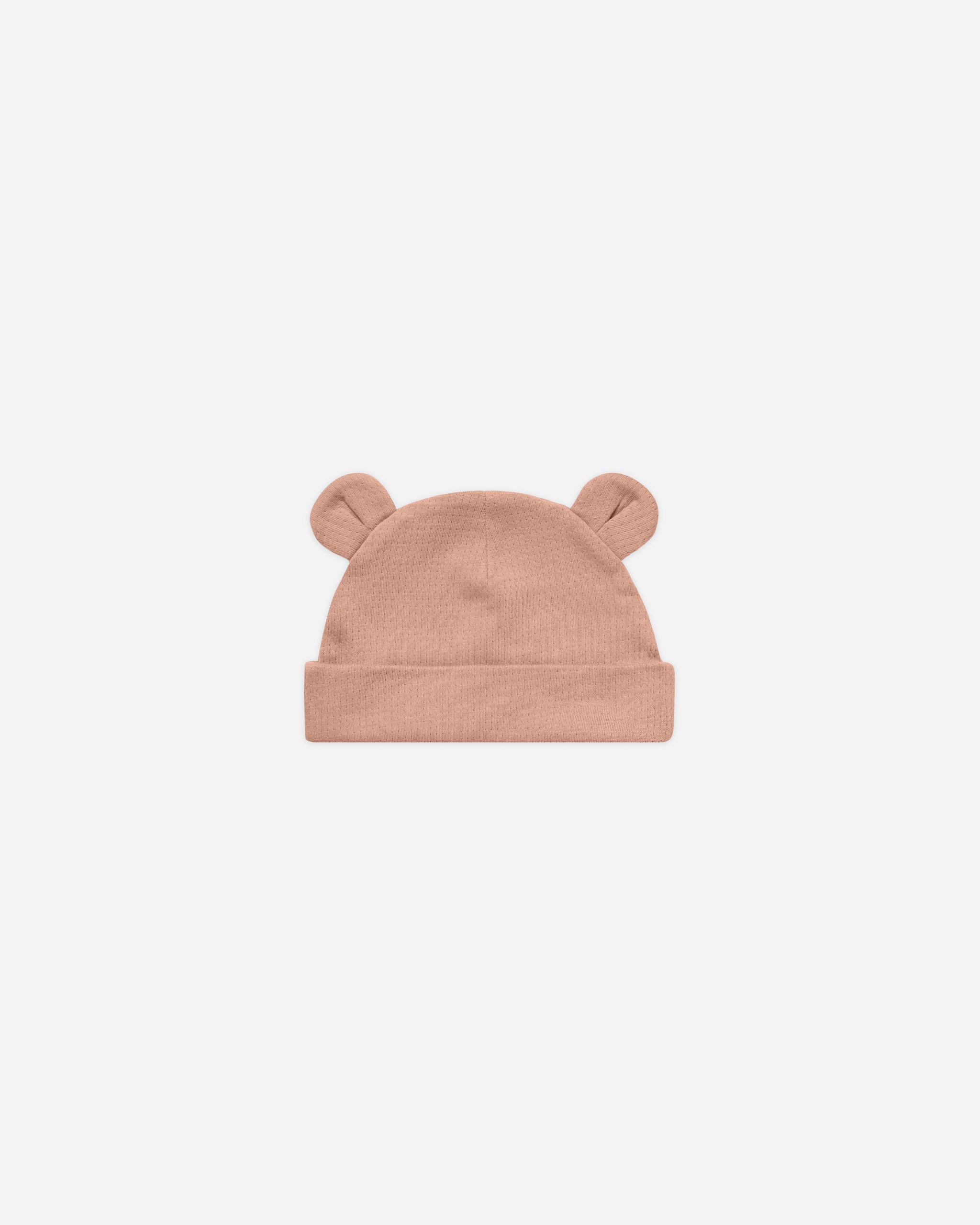 Baby Bear Beanie || Rose - Rylee + Cru | Kids Clothes | Trendy Baby Clothes | Modern Infant Outfits |