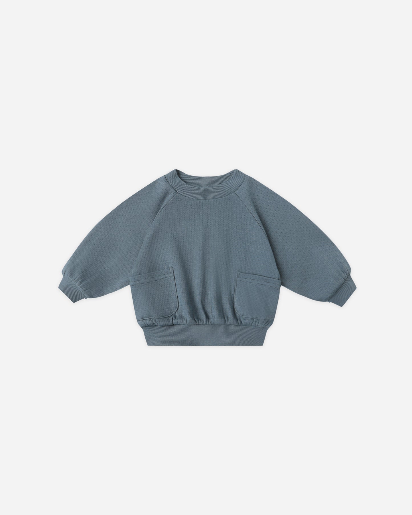 Pocket Sweatshirt || Ocean - Rylee + Cru | Kids Clothes | Trendy Baby Clothes | Modern Infant Outfits |
