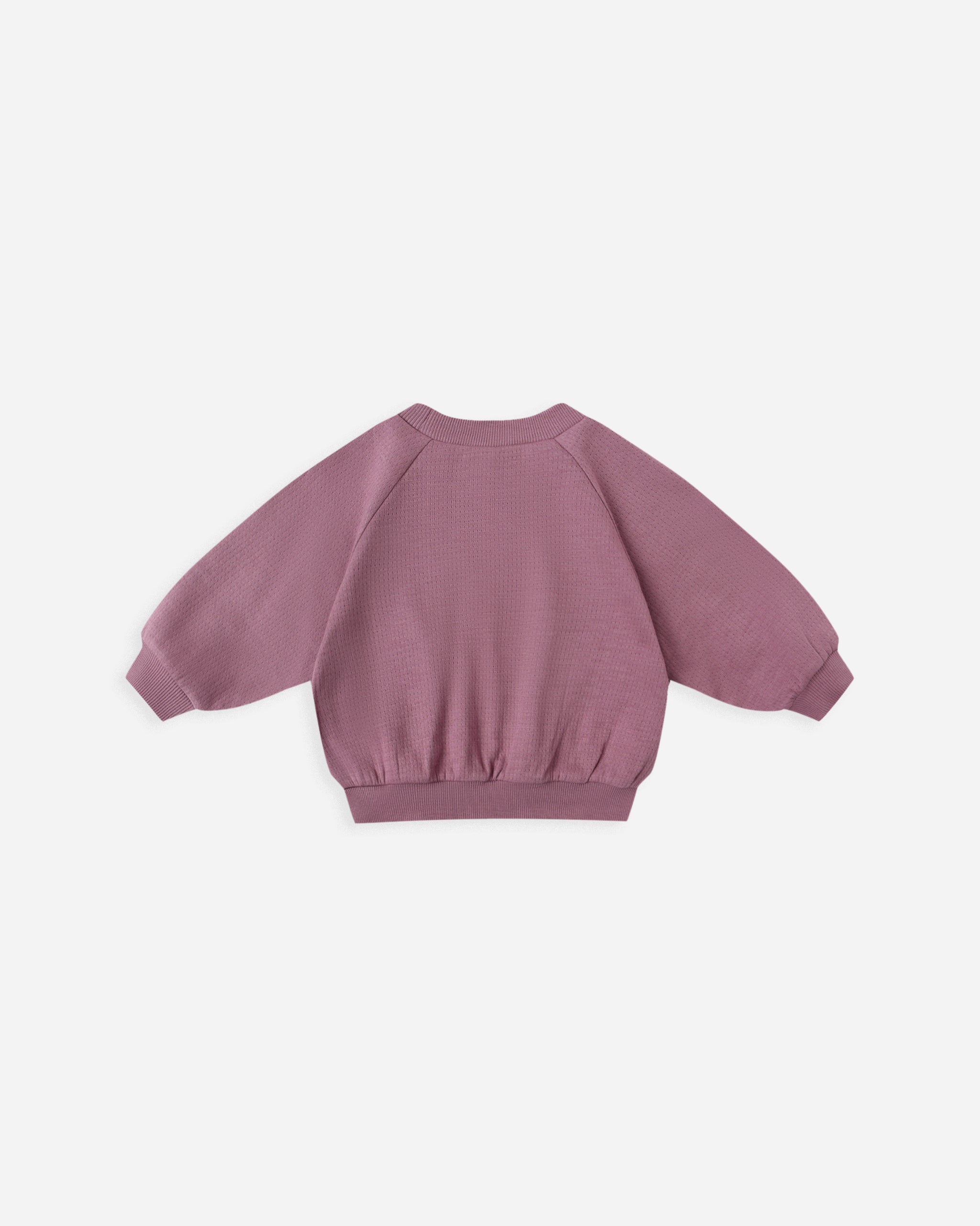 Pocket Sweatshirt || Mulberry - Rylee + Cru | Kids Clothes | Trendy Baby Clothes | Modern Infant Outfits |