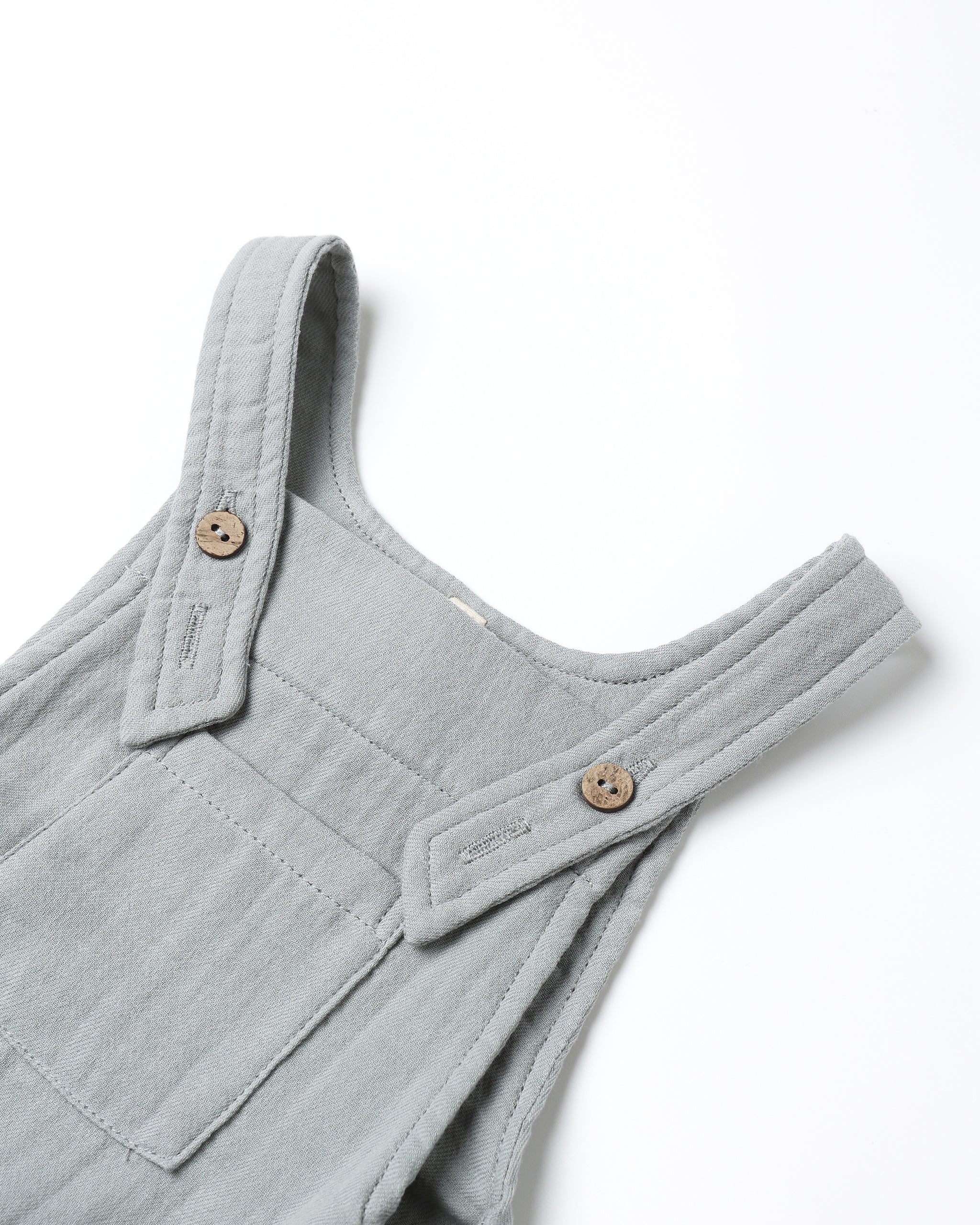 Baby Overall || Steel Blue – Quincy Mae