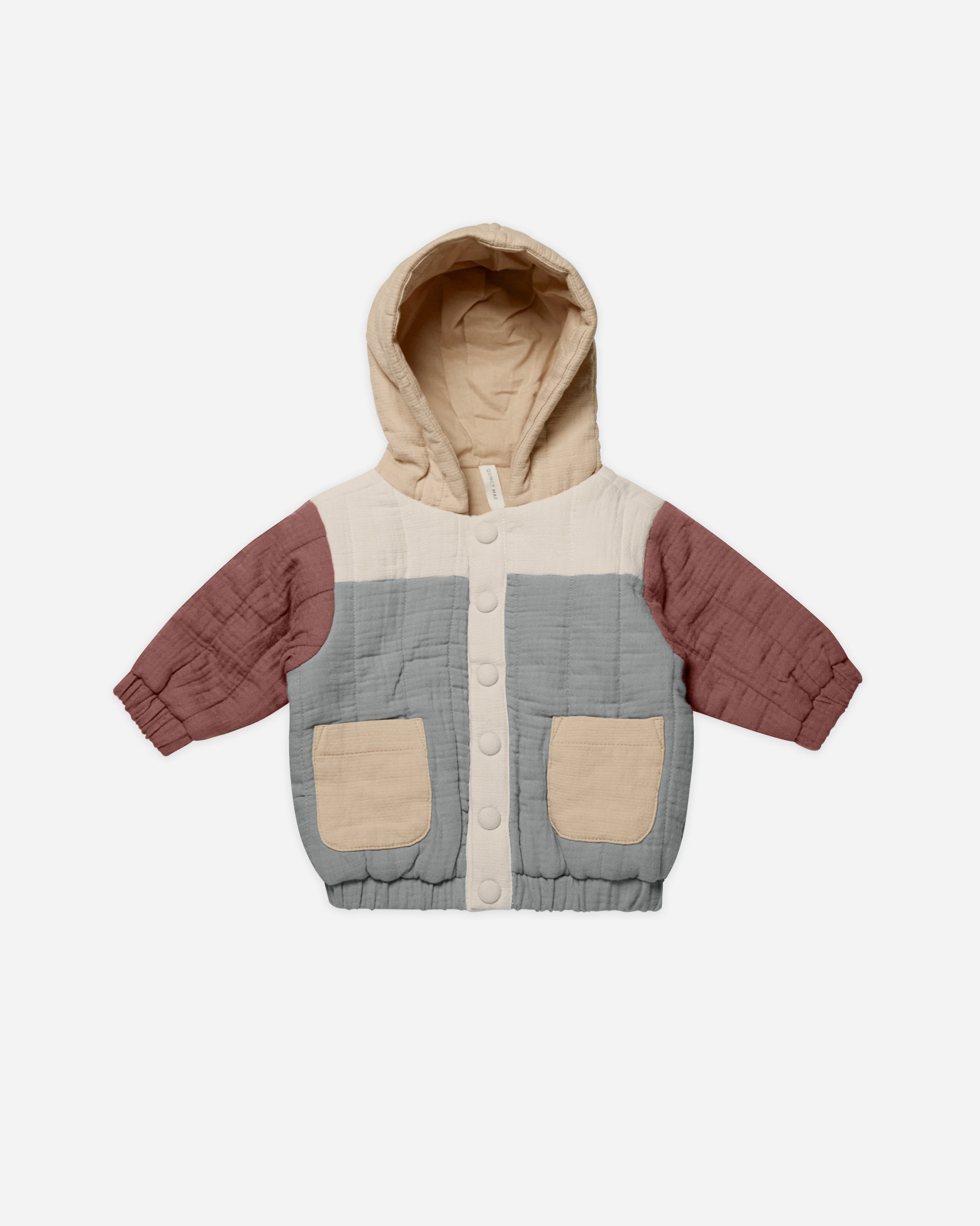 Hooded Woven Jacket || Color Block - Rylee + Cru | Kids Clothes | Trendy Baby Clothes | Modern Infant Outfits |
