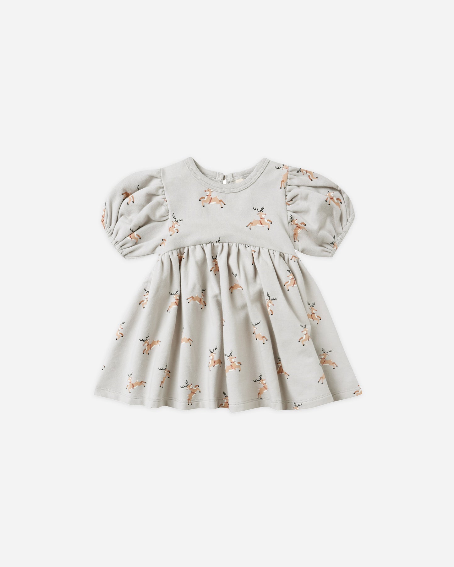 Darla Dress || Reindeer - Rylee + Cru | Kids Clothes | Trendy Baby Clothes | Modern Infant Outfits |