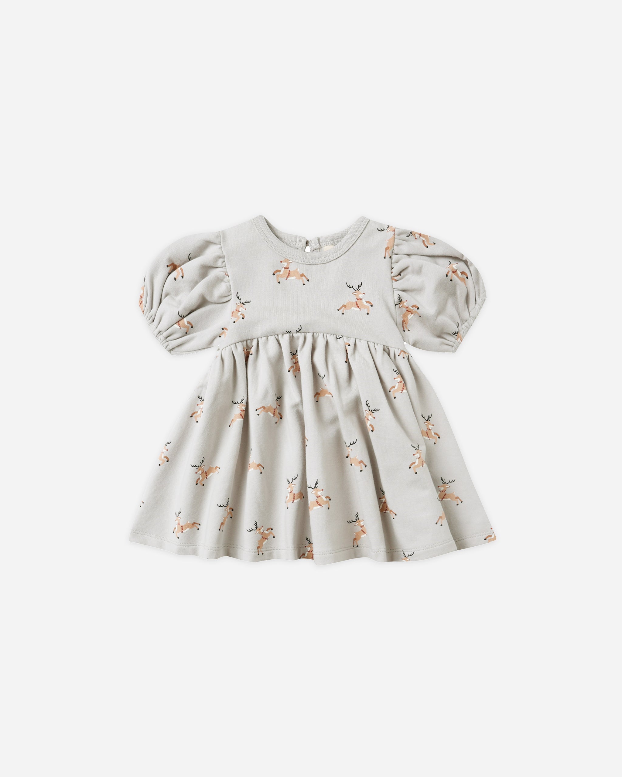 Darla Dress || Reindeer - Rylee + Cru | Kids Clothes | Trendy Baby Clothes | Modern Infant Outfits |
