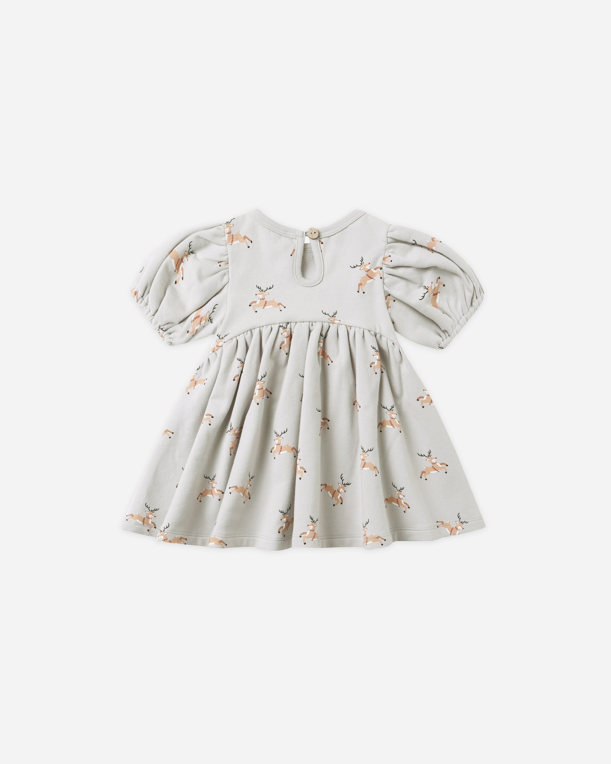 Darla Dress || Reindeer - Rylee + Cru | Kids Clothes | Trendy Baby Clothes | Modern Infant Outfits |