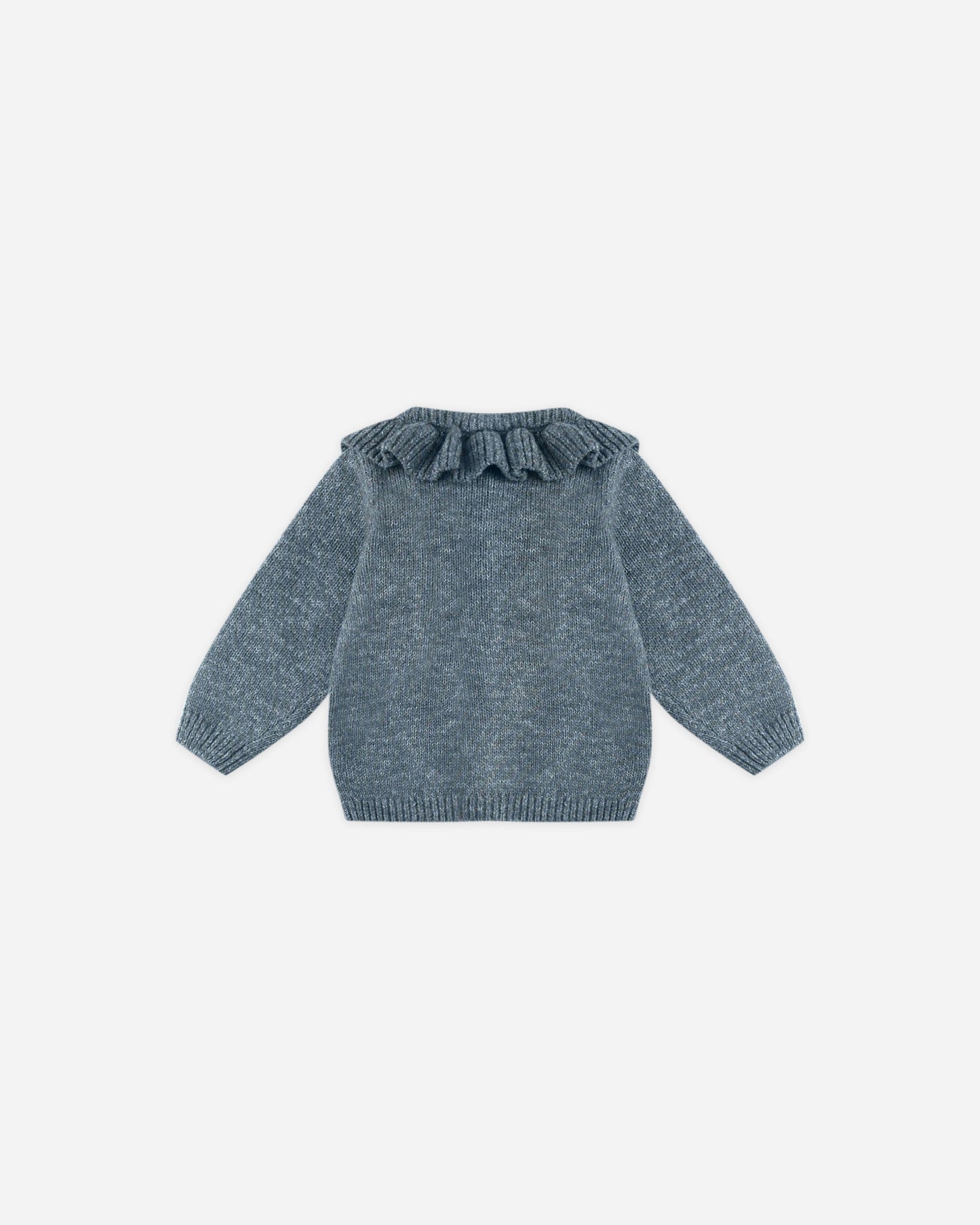 Ruffle Collar Cardigan || Ocean - Rylee + Cru | Kids Clothes | Trendy Baby Clothes | Modern Infant Outfits |