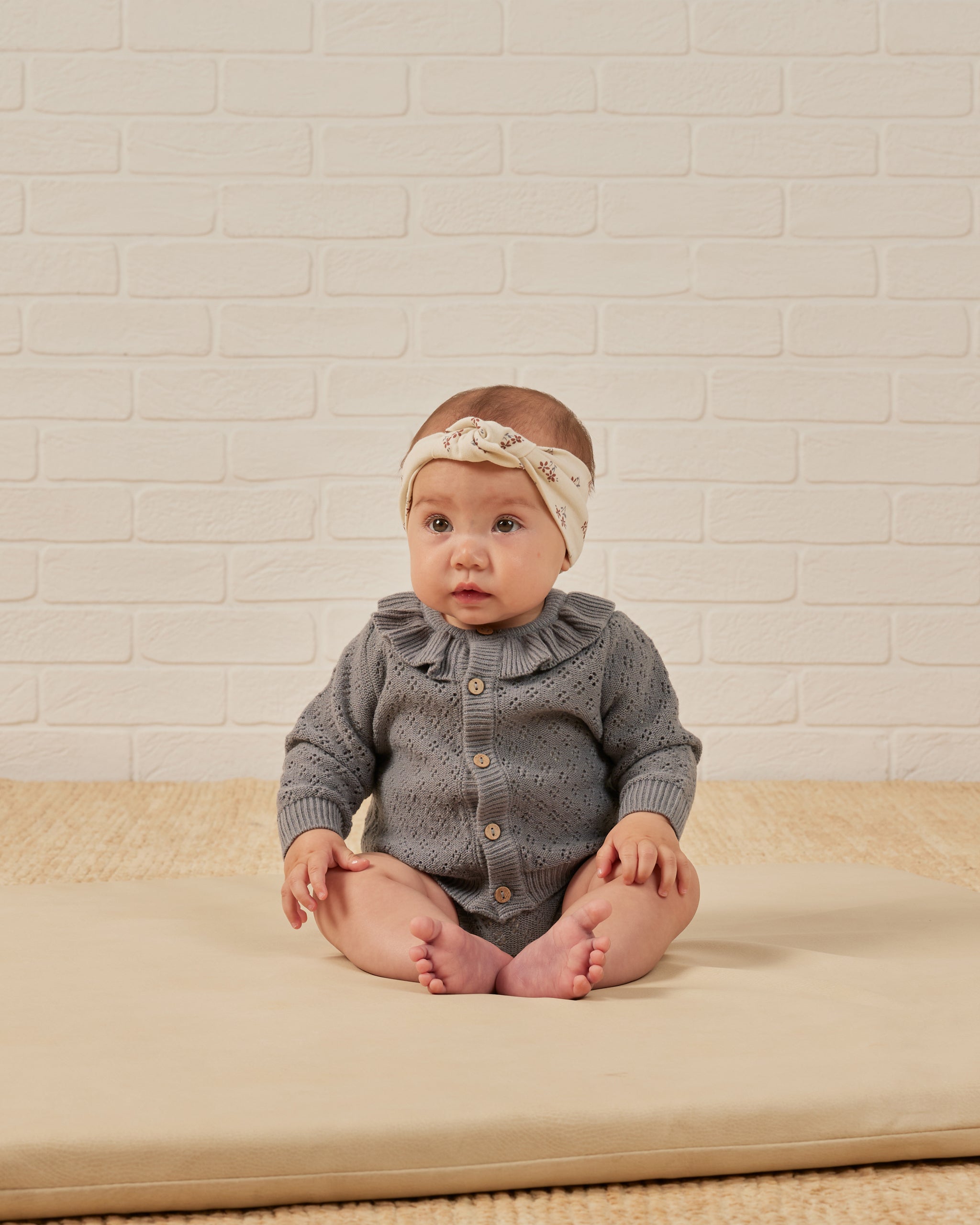 Knotted Headband || Summer Flower - Rylee + Cru | Kids Clothes | Trendy Baby Clothes | Modern Infant Outfits |