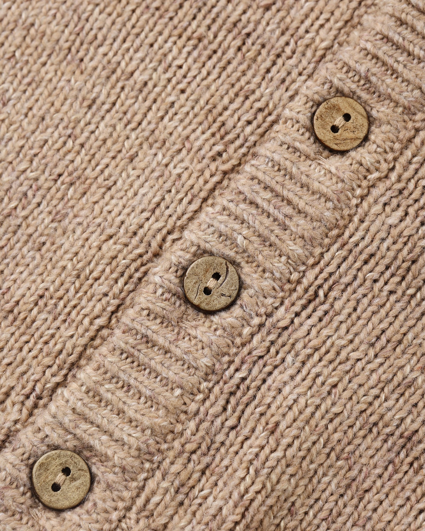 Ruffle Collar Cardigan Heathered Almond - Rylee + Cru | Kids Clothes | Trendy Baby Clothes | Modern Infant Outfits |