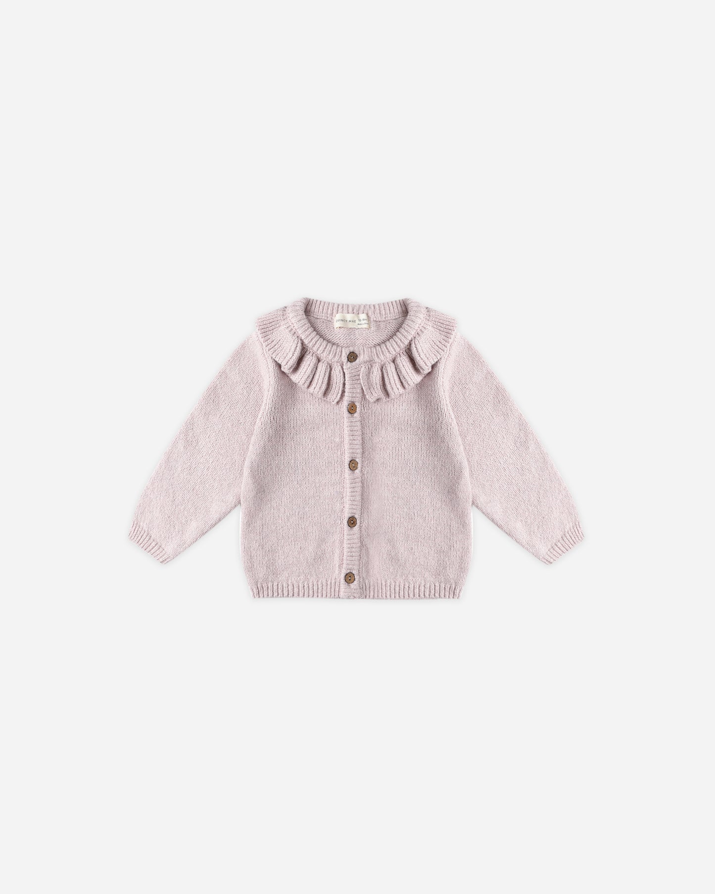 Ruffle Collar Cardigan || Lilac - Rylee + Cru | Kids Clothes | Trendy Baby Clothes | Modern Infant Outfits |
