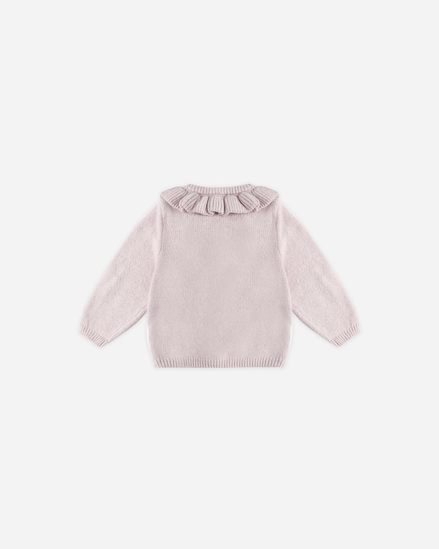 Ruffle Collar Cardigan || Lilac - Rylee + Cru | Kids Clothes | Trendy Baby Clothes | Modern Infant Outfits |