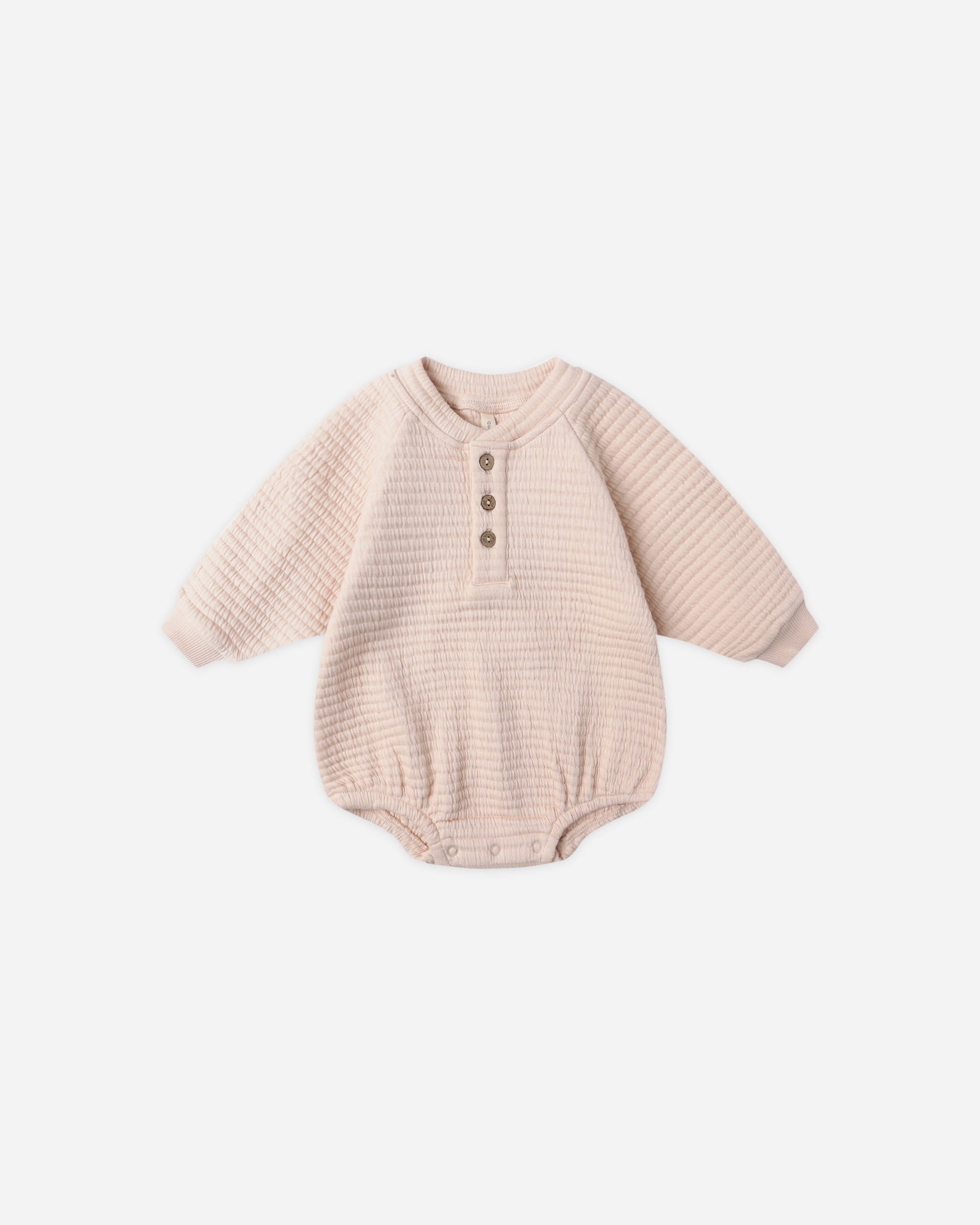 Henley Bubble Romper || Antique - Rylee + Cru | Kids Clothes | Trendy Baby Clothes | Modern Infant Outfits |