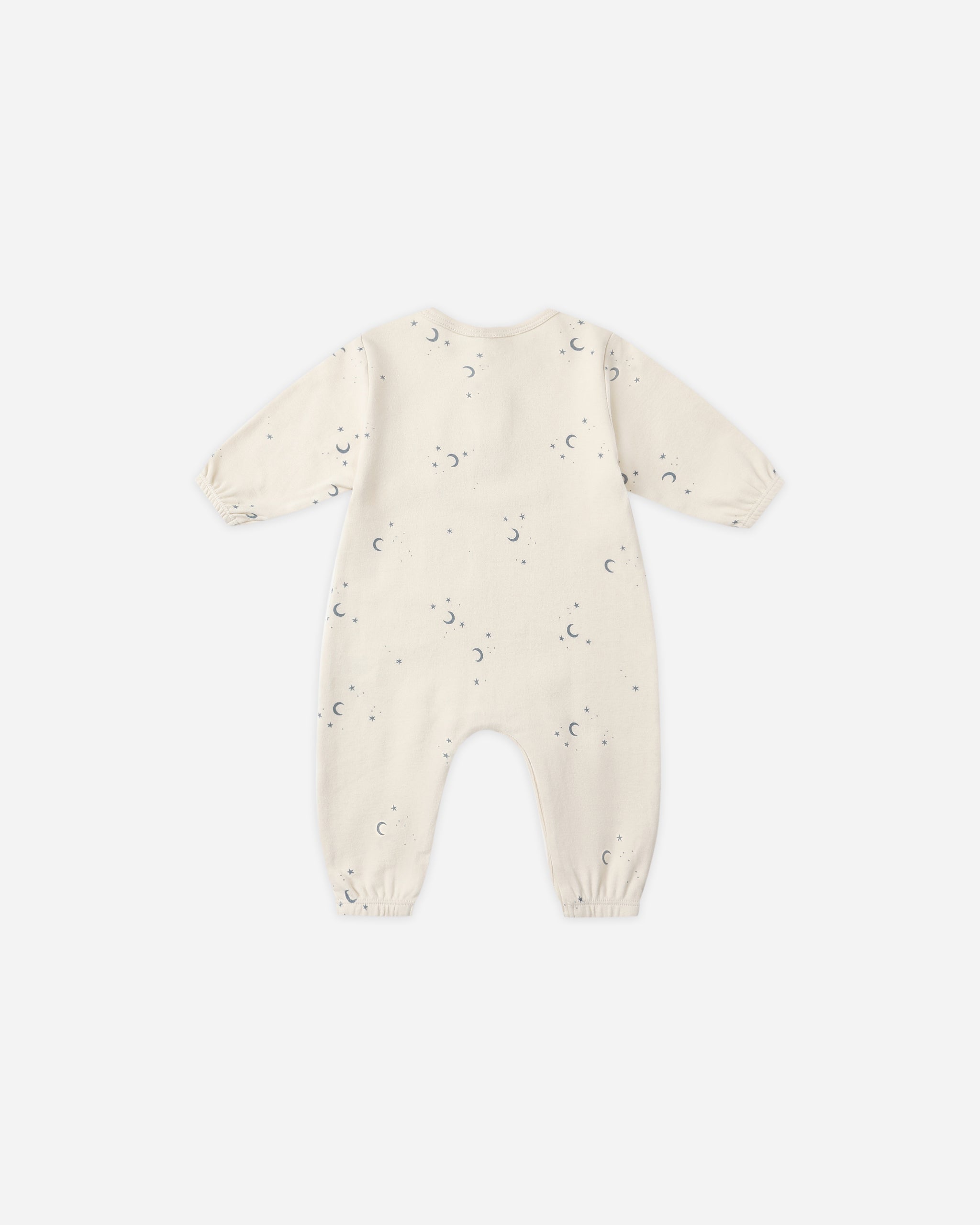 Long Sleeve Pocket Jumpsuit || Moons - Rylee + Cru | Kids Clothes | Trendy Baby Clothes | Modern Infant Outfits |