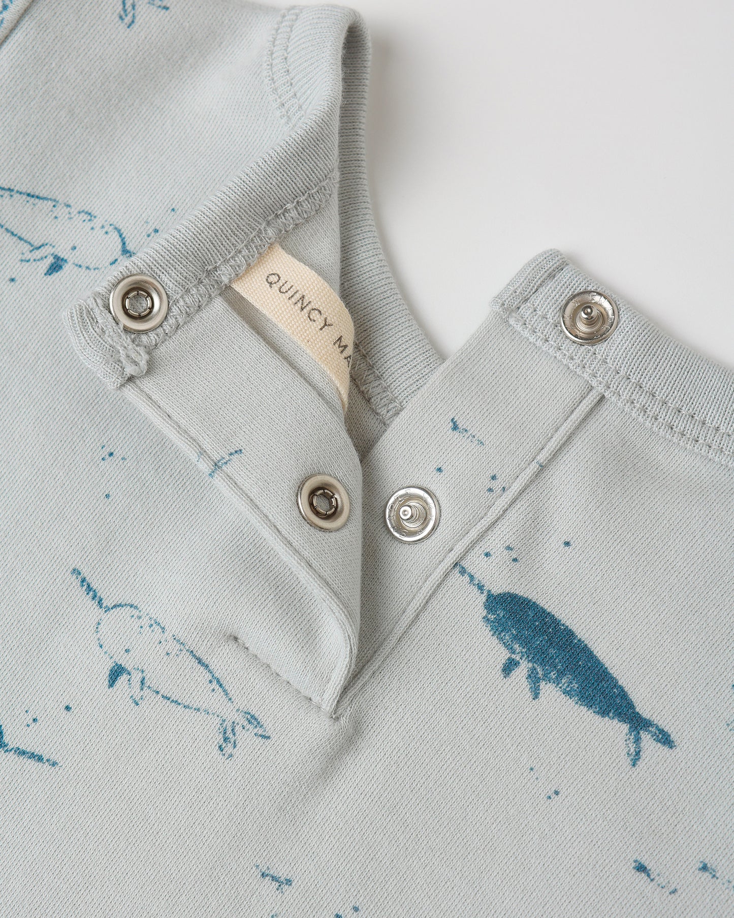 Long Sleeve Romper || Narwhals - Rylee + Cru | Kids Clothes | Trendy Baby Clothes | Modern Infant Outfits |