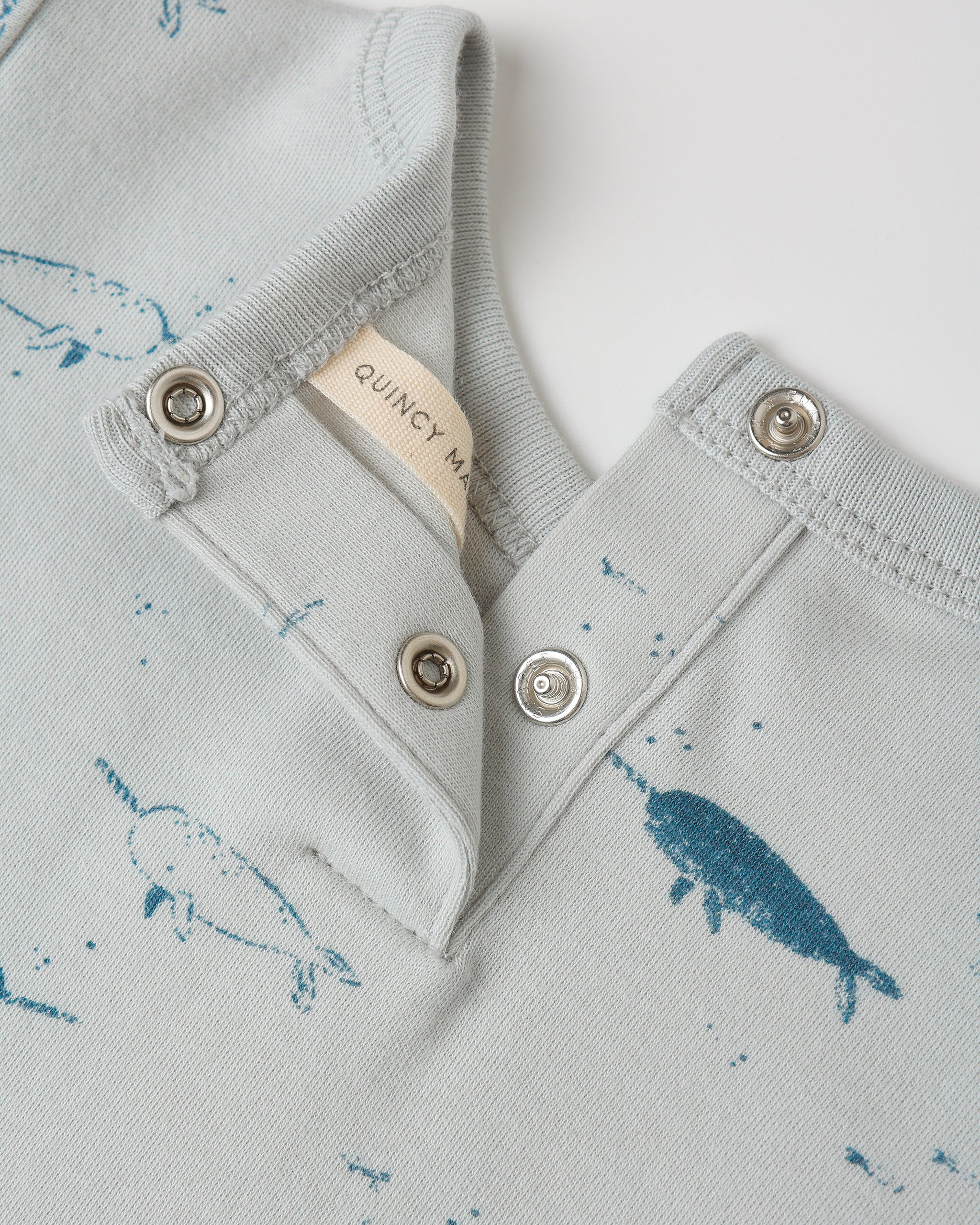 Long Sleeve Romper || Narwhals - Rylee + Cru | Kids Clothes | Trendy Baby Clothes | Modern Infant Outfits |