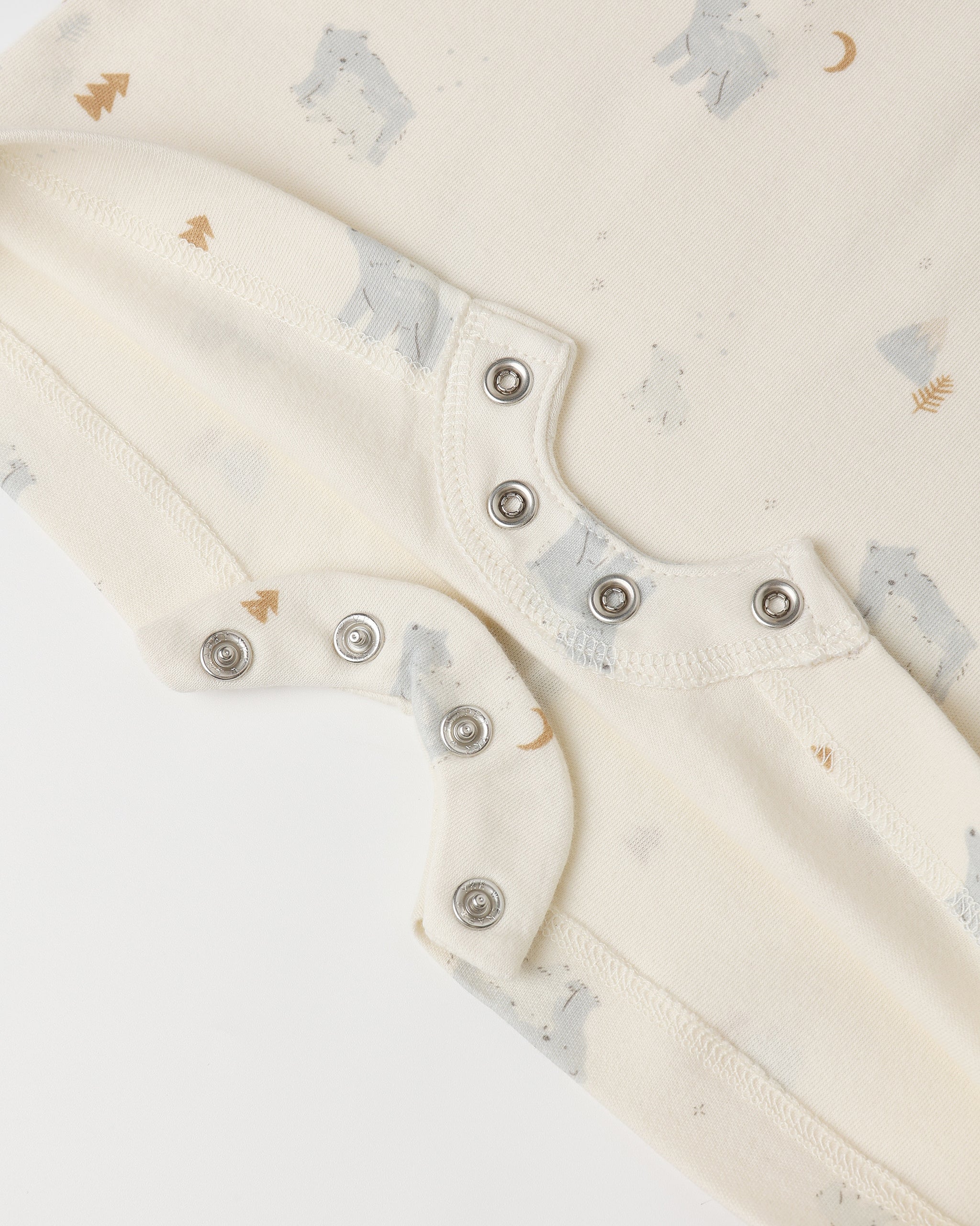 Long Sleeve Romper || Polar Bears - Rylee + Cru | Kids Clothes | Trendy Baby Clothes | Modern Infant Outfits |