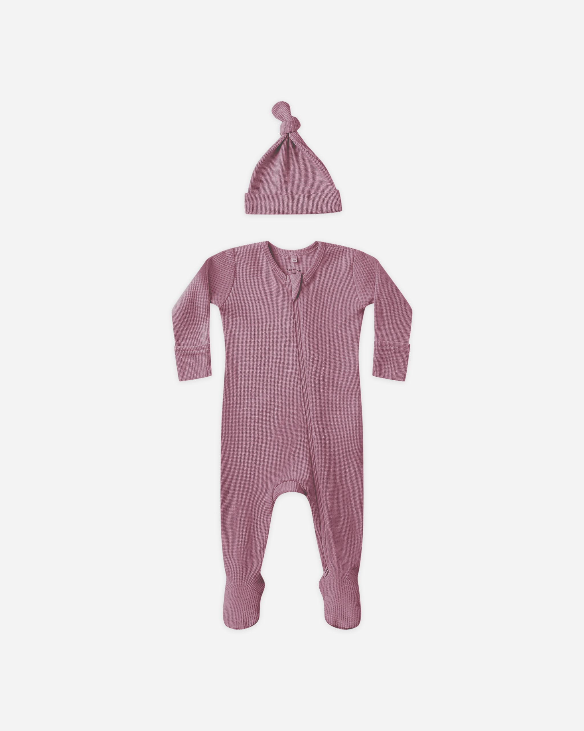 Waffle Sleep Set || Mulberry - Rylee + Cru | Kids Clothes | Trendy Baby Clothes | Modern Infant Outfits |