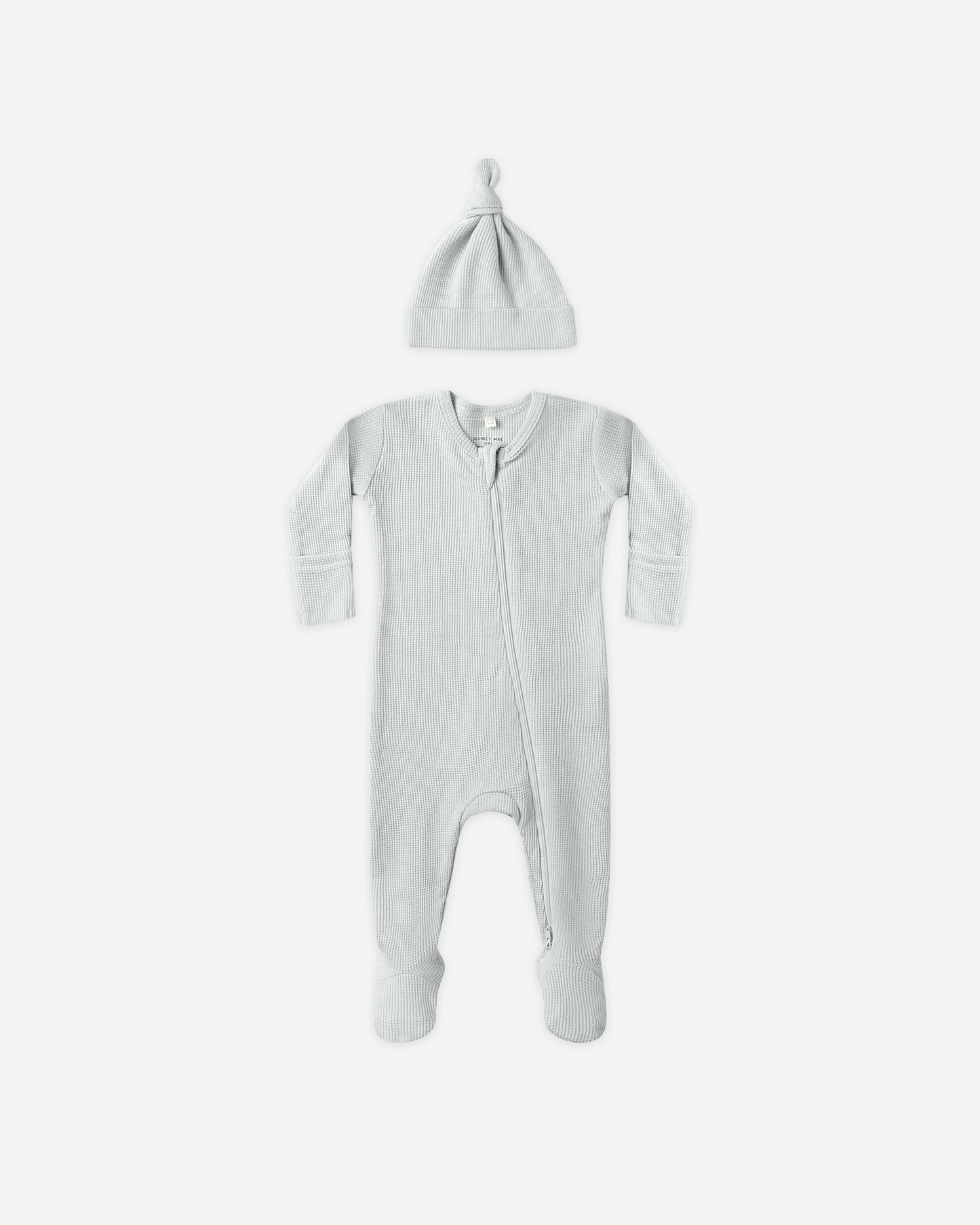 Waffle Sleep Set || Ice Blue - Rylee + Cru | Kids Clothes | Trendy Baby Clothes | Modern Infant Outfits |