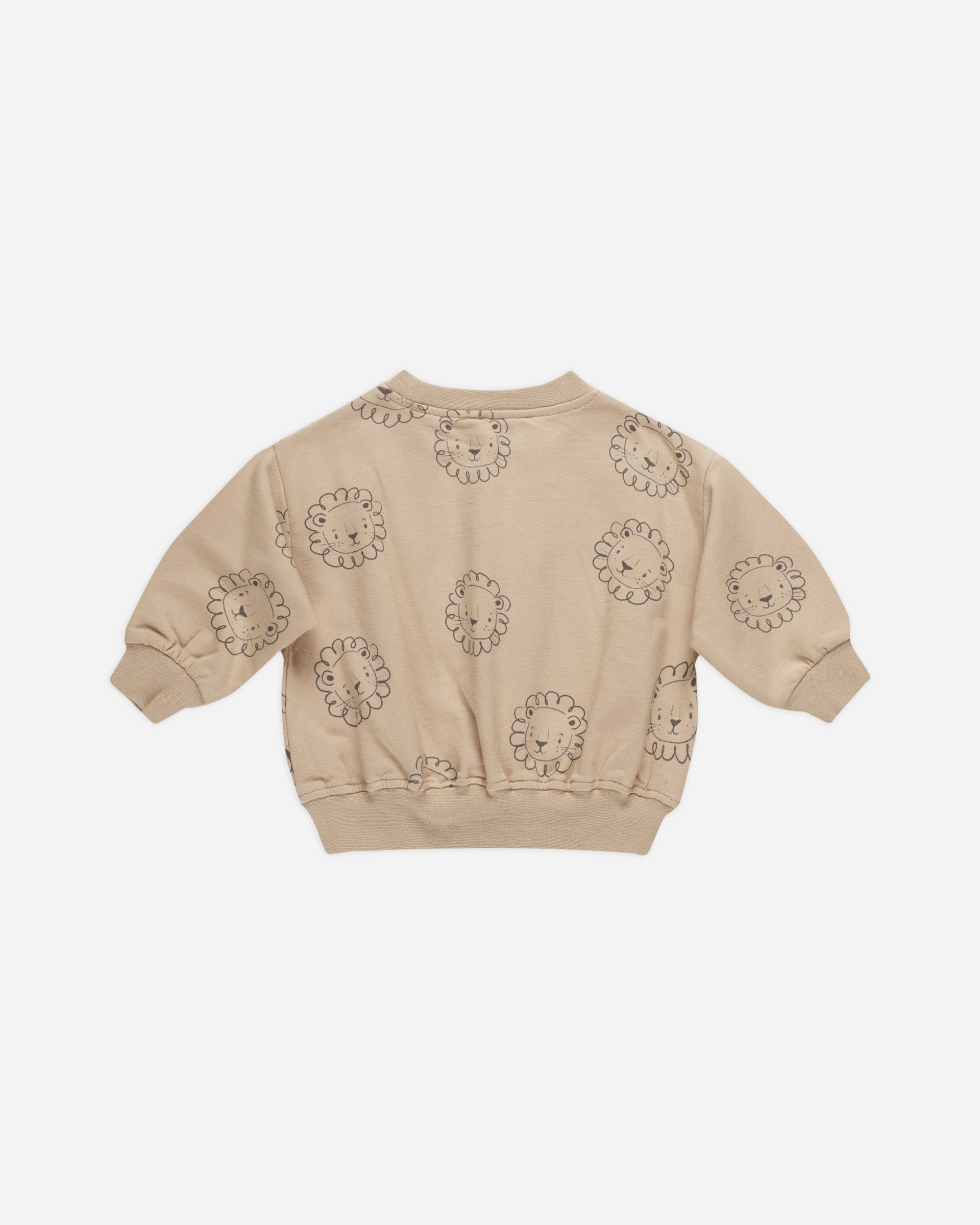 Quincy Mae Velour Relaxed Sweatshirt || Fig main image 0