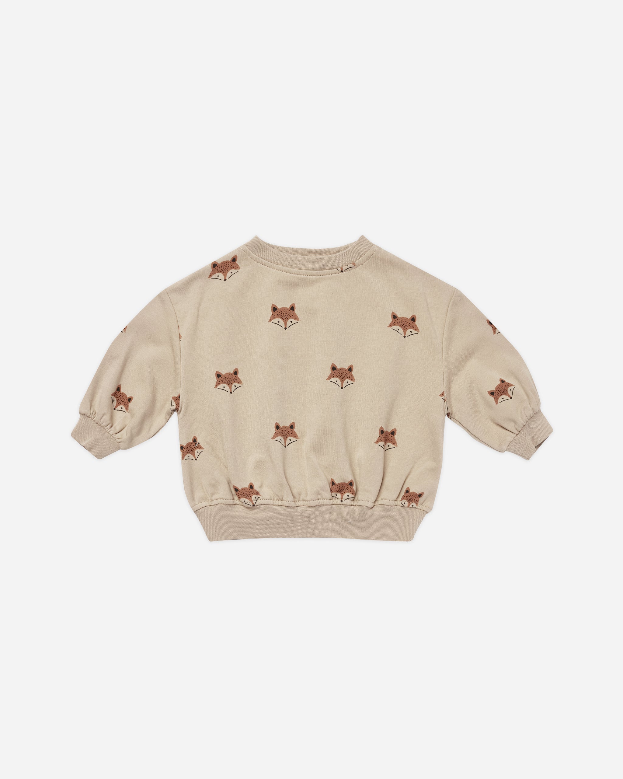 Relaxed Fleece Sweatshirt || Foxes - Rylee + Cru | Kids Clothes | Trendy Baby Clothes | Modern Infant Outfits |