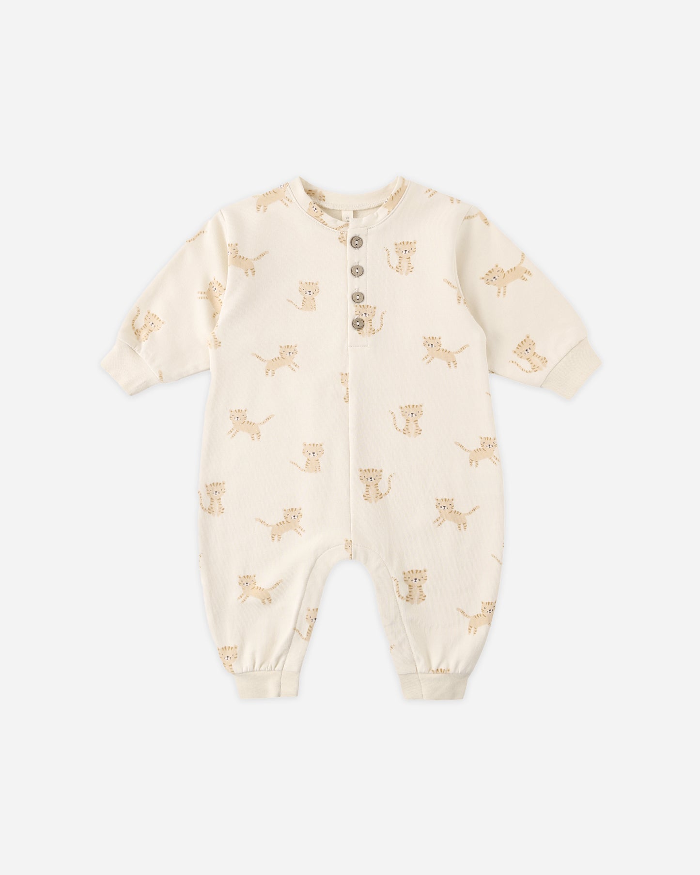 Relaxed Fleece Jumpsuit Tigers - Rylee + Cru | Kids Clothes | Trendy Baby Clothes | Modern Infant Outfits |