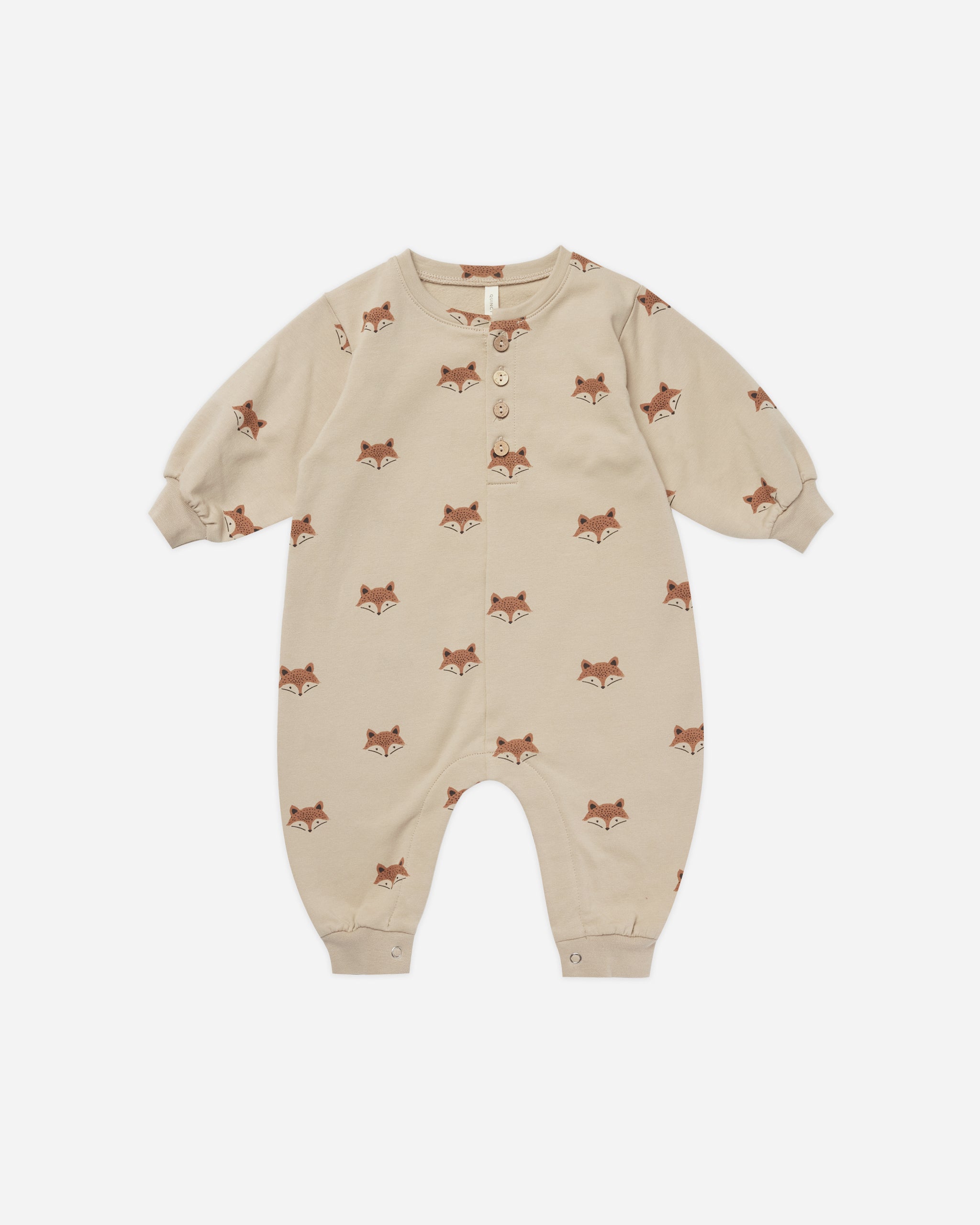Relaxed Fleece Jumpsuit || Foxes - Rylee + Cru | Kids Clothes | Trendy Baby Clothes | Modern Infant Outfits |