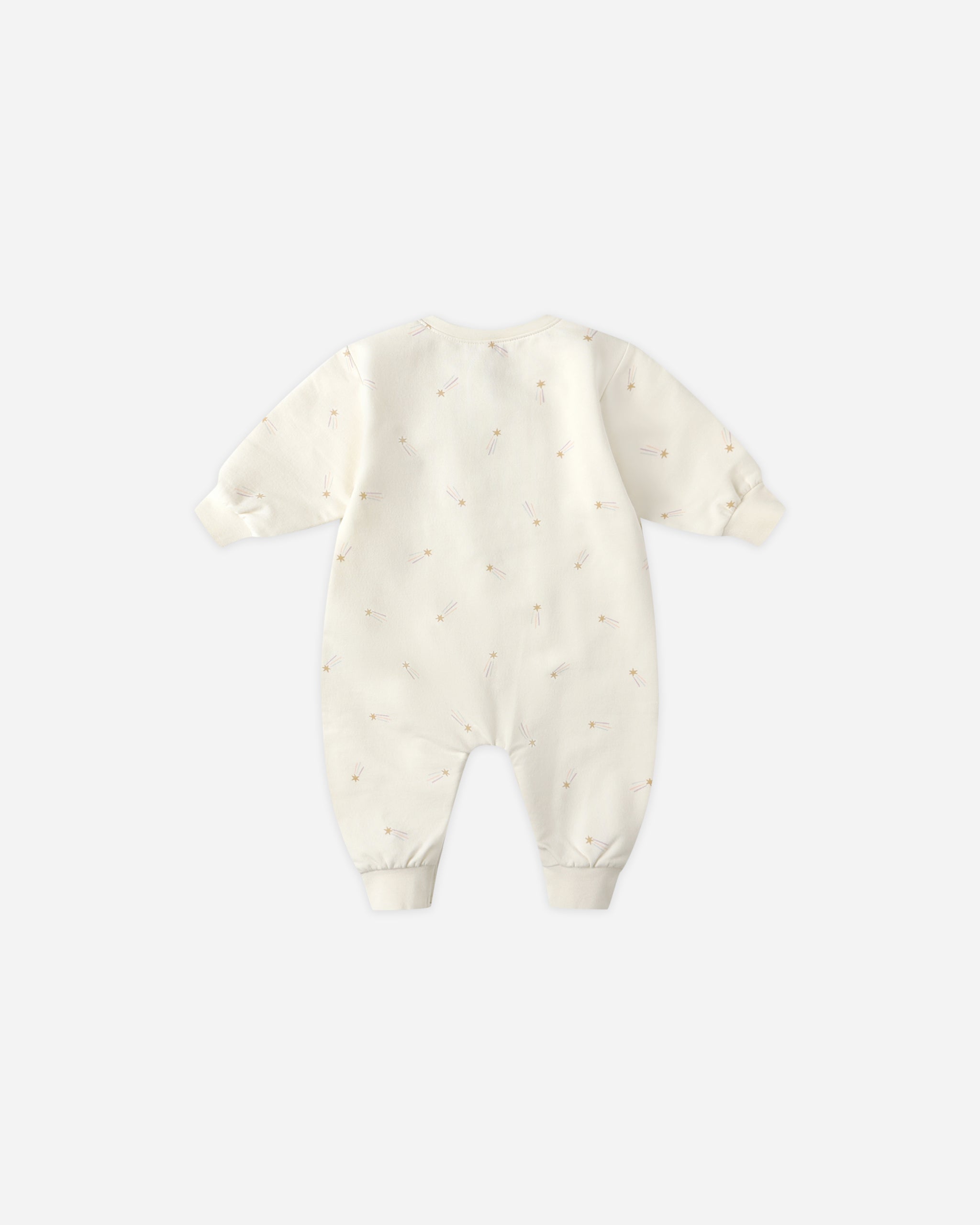 Relaxed Fleece Jumpsuit || Shooting Stars - Rylee + Cru | Kids Clothes | Trendy Baby Clothes | Modern Infant Outfits |