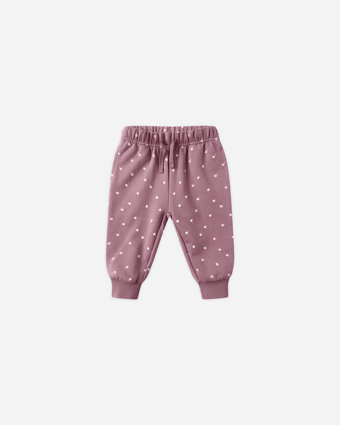 Relaxed Fleece Sweatpant || Polka Dot - Rylee + Cru | Kids Clothes | Trendy Baby Clothes | Modern Infant Outfits |