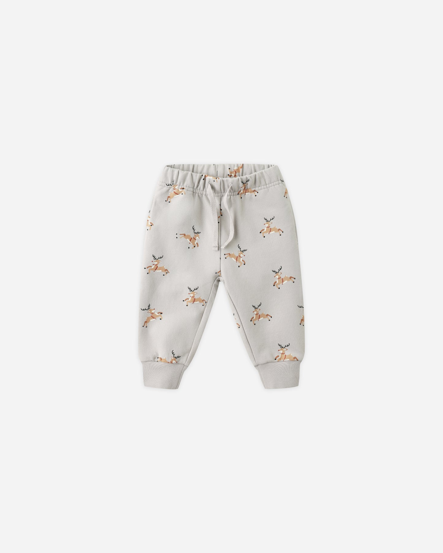 Relaxed Fleece Sweatpant || Reindeer - Rylee + Cru | Kids Clothes | Trendy Baby Clothes | Modern Infant Outfits |