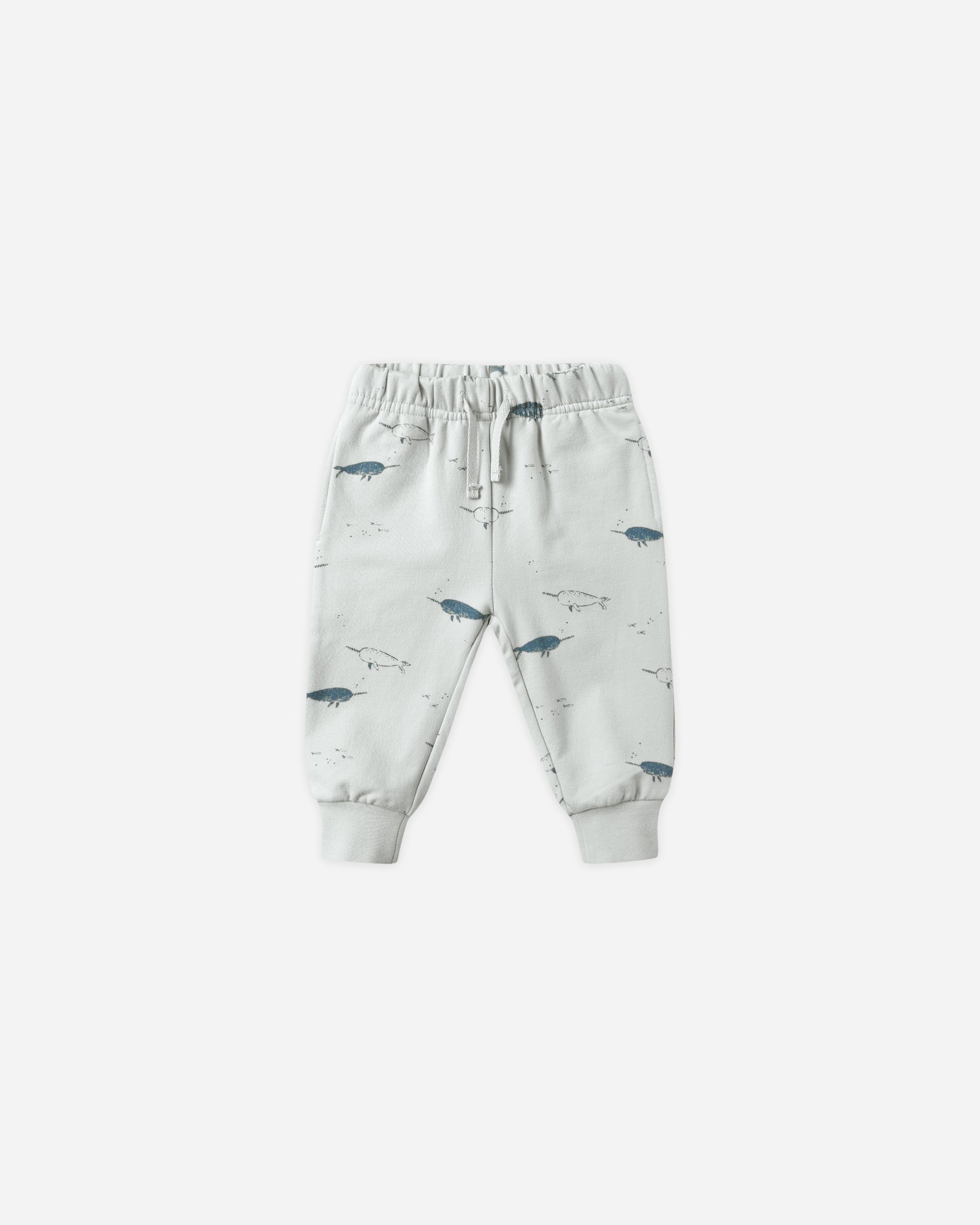 Relaxed Fleece Sweatpant || Narwhals - Rylee + Cru | Kids Clothes | Trendy Baby Clothes | Modern Infant Outfits |