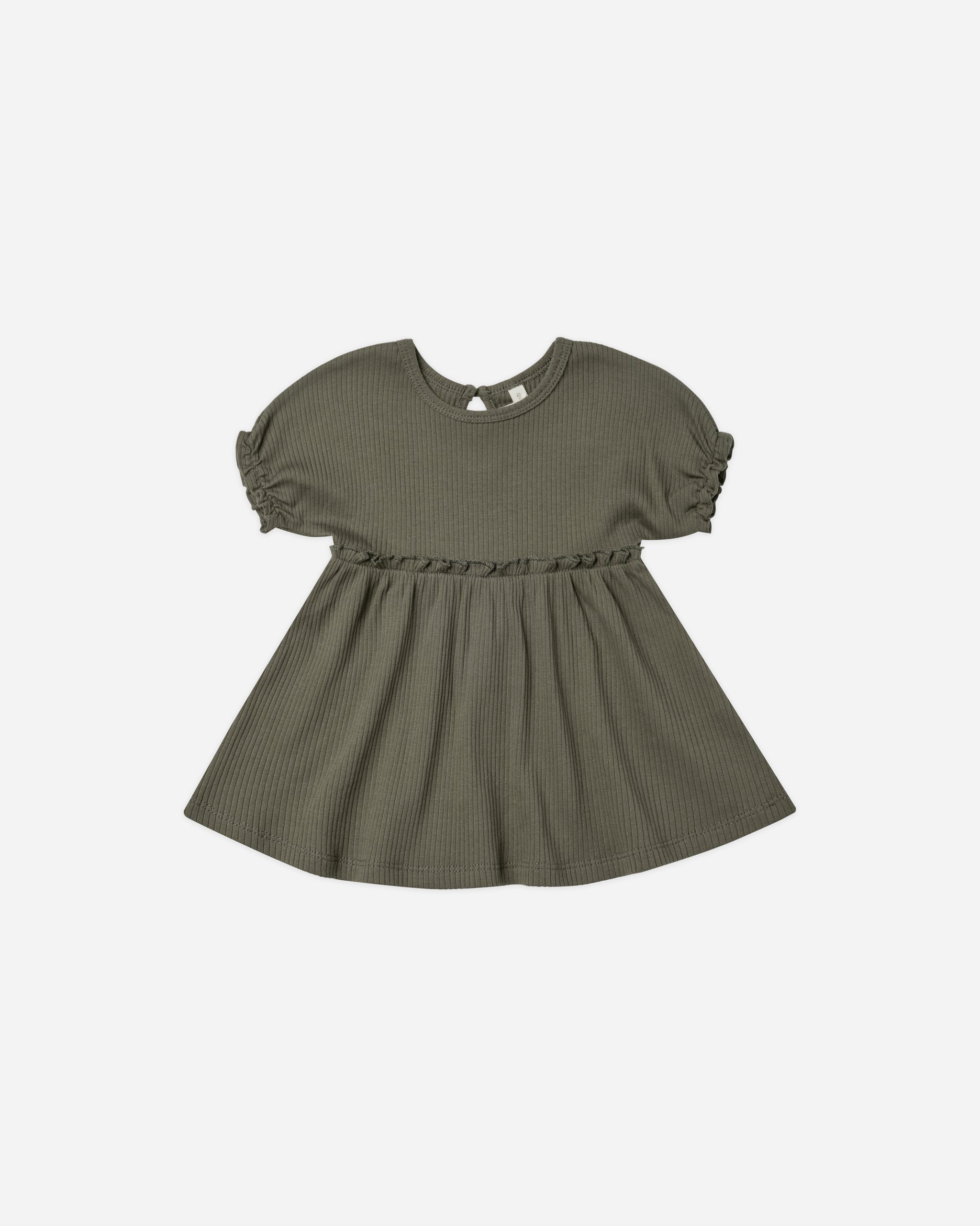 Annie Dress || Forest - Rylee + Cru | Kids Clothes | Trendy Baby Clothes | Modern Infant Outfits |