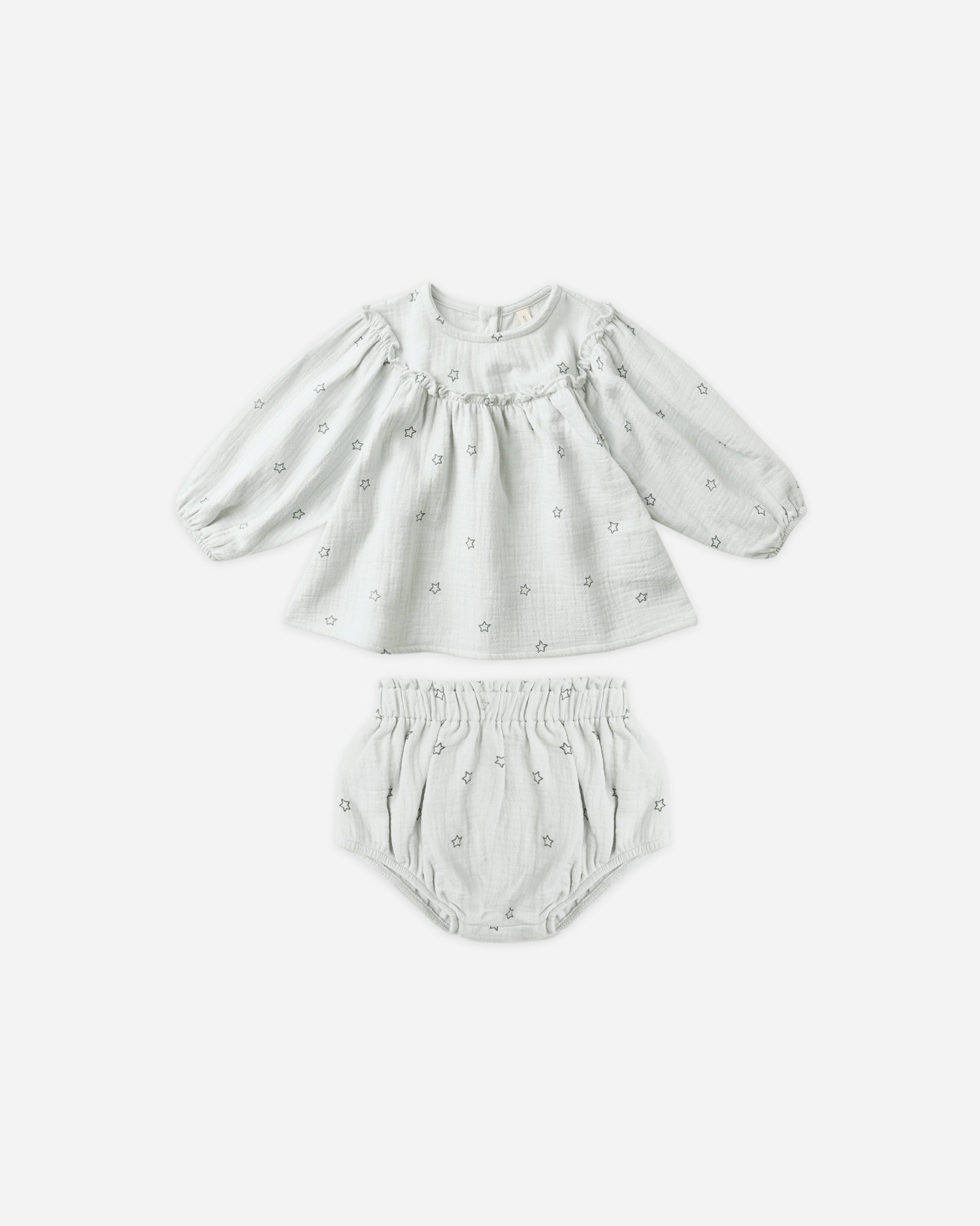 Mia Top + Bloomer Set || Twinkle - Rylee + Cru | Kids Clothes | Trendy Baby Clothes | Modern Infant Outfits |