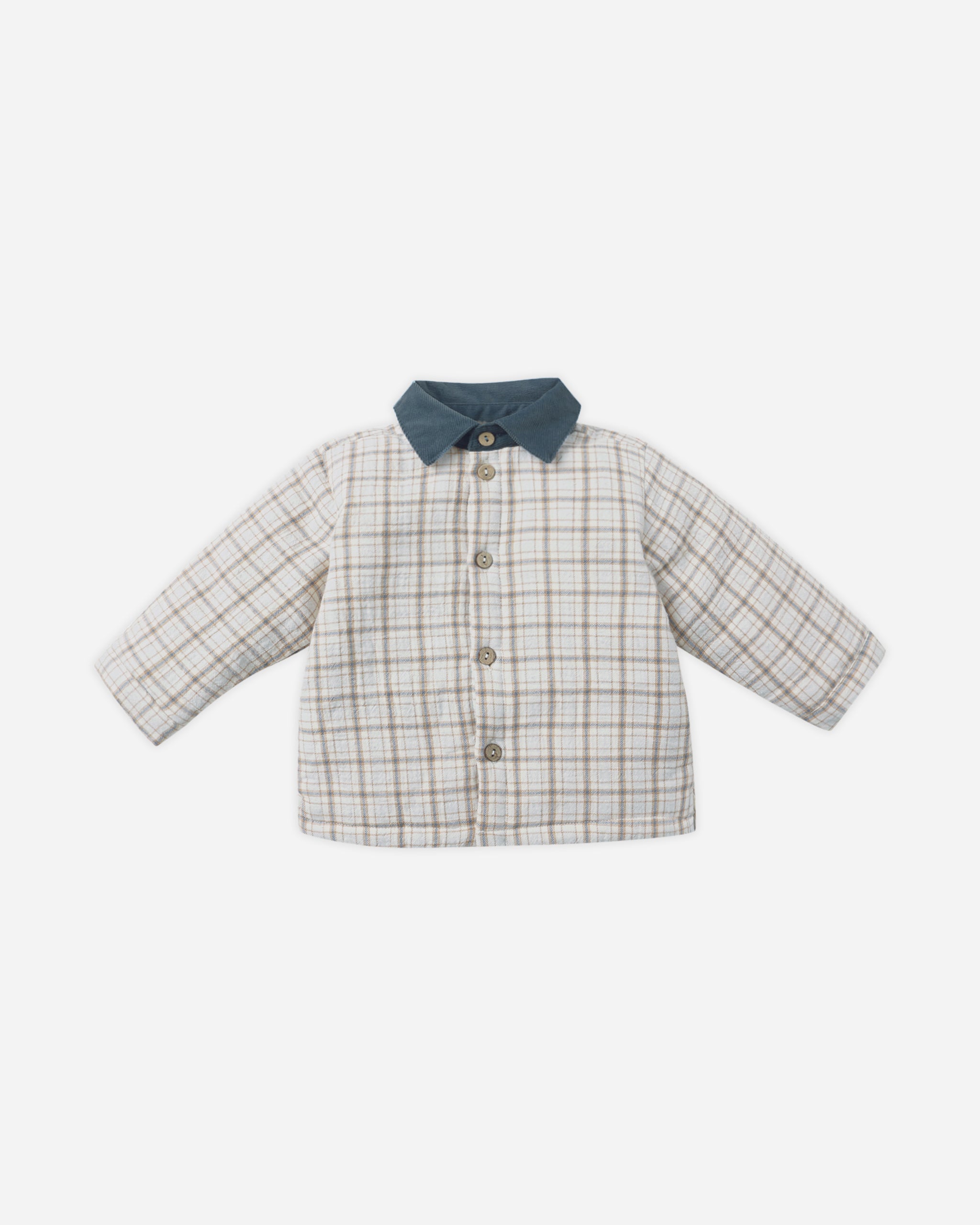 Ford Jacket || Blue Plaid - Rylee + Cru | Kids Clothes | Trendy Baby Clothes | Modern Infant Outfits |