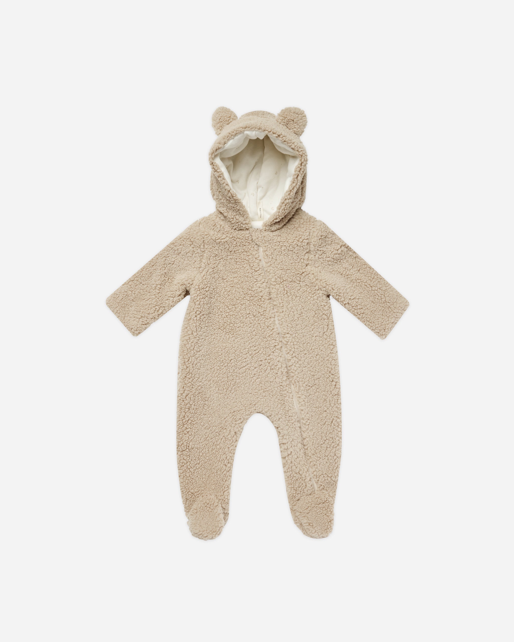 Bear Jumpsuit || Sand - Rylee + Cru | Kids Clothes | Trendy Baby Clothes | Modern Infant Outfits |