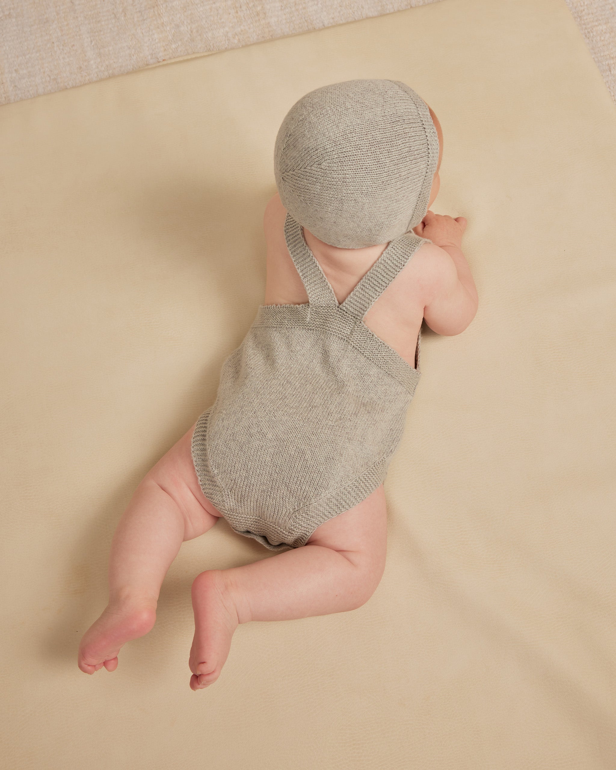 Tatum Romper || Heathered Sky - Rylee + Cru | Kids Clothes | Trendy Baby Clothes | Modern Infant Outfits |