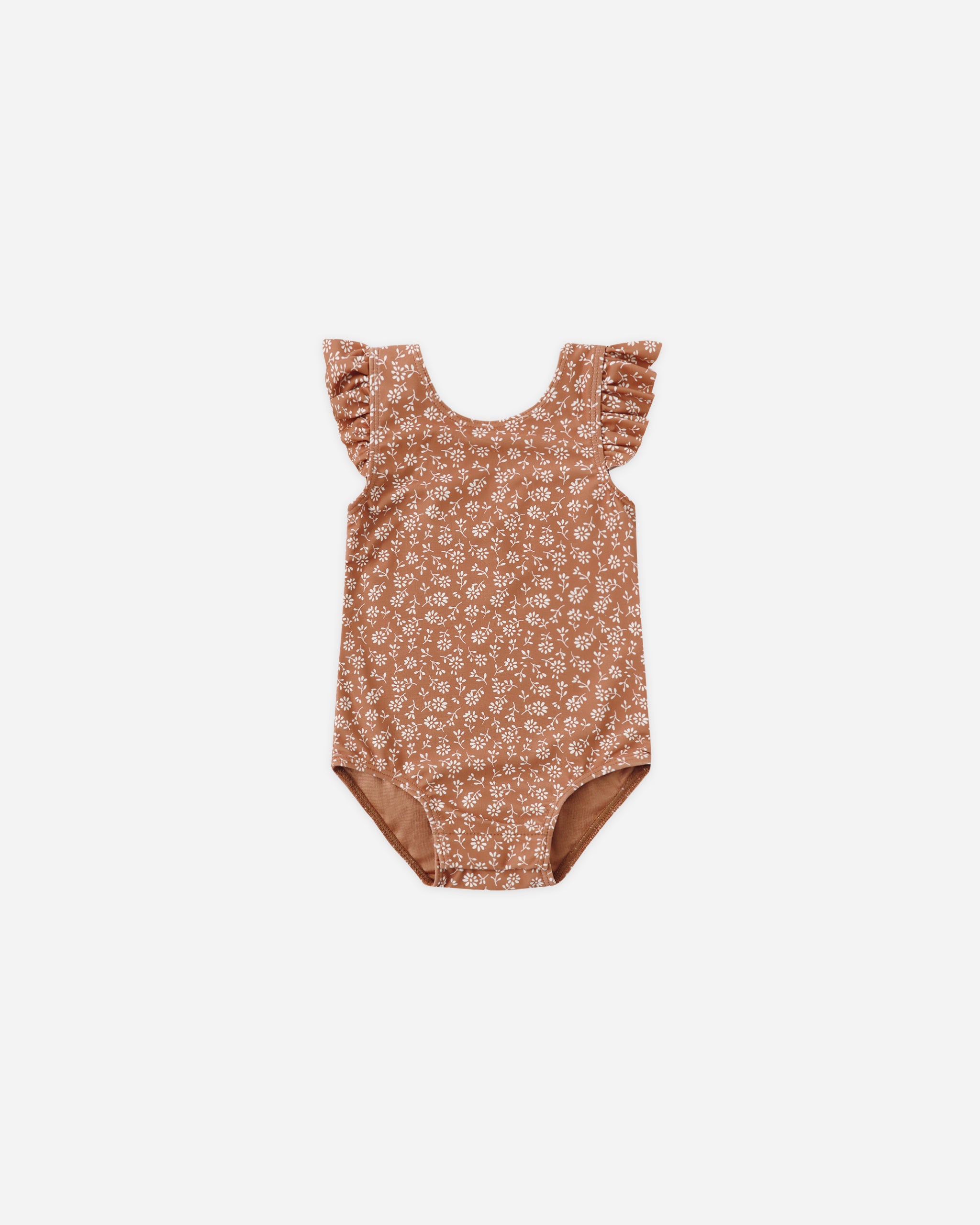 Scoop Back One-Piece Swimsuit Poppy Floral - Rylee + Cru | Kids Clothes | Trendy Baby Clothes | Modern Infant Outfits |