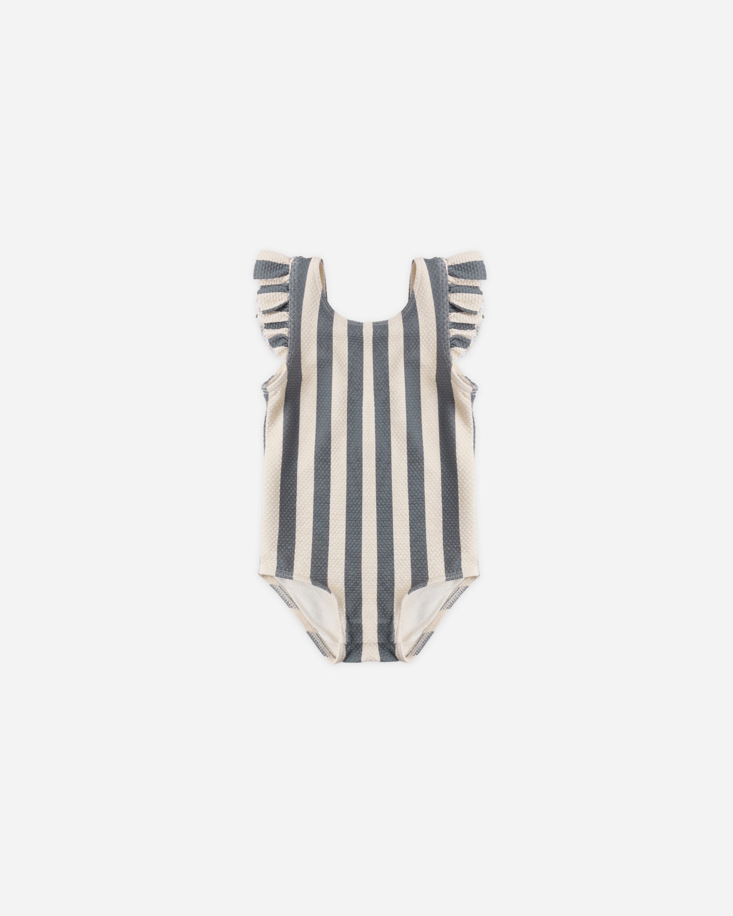 Scoop Back One-Piece Swimsuit Retro Ocean Stripe - Rylee + Cru | Kids Clothes | Trendy Baby Clothes | Modern Infant Outfits |