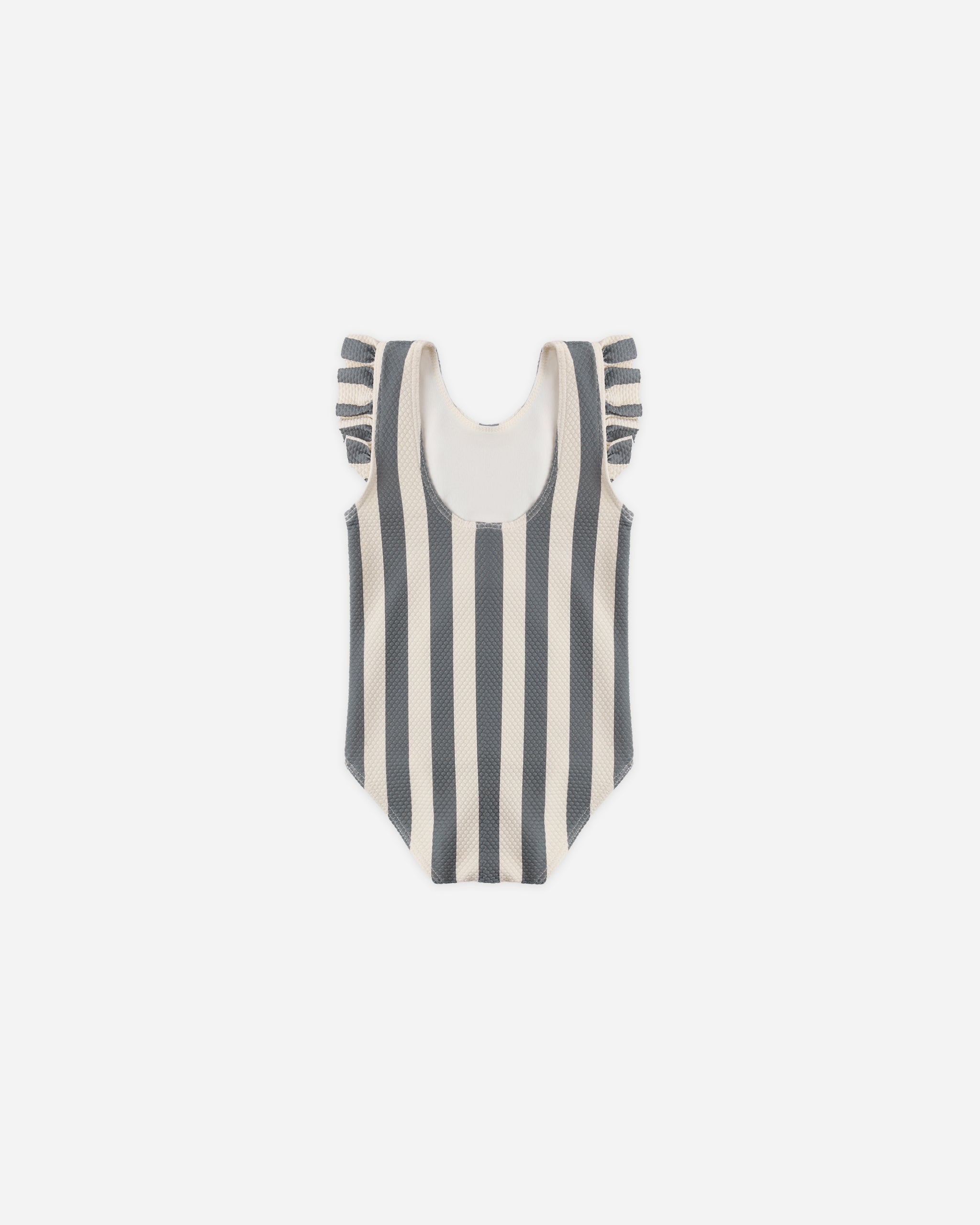 Scoop Back One-Piece Swimsuit Retro Ocean Stripe - Rylee + Cru | Kids Clothes | Trendy Baby Clothes | Modern Infant Outfits |