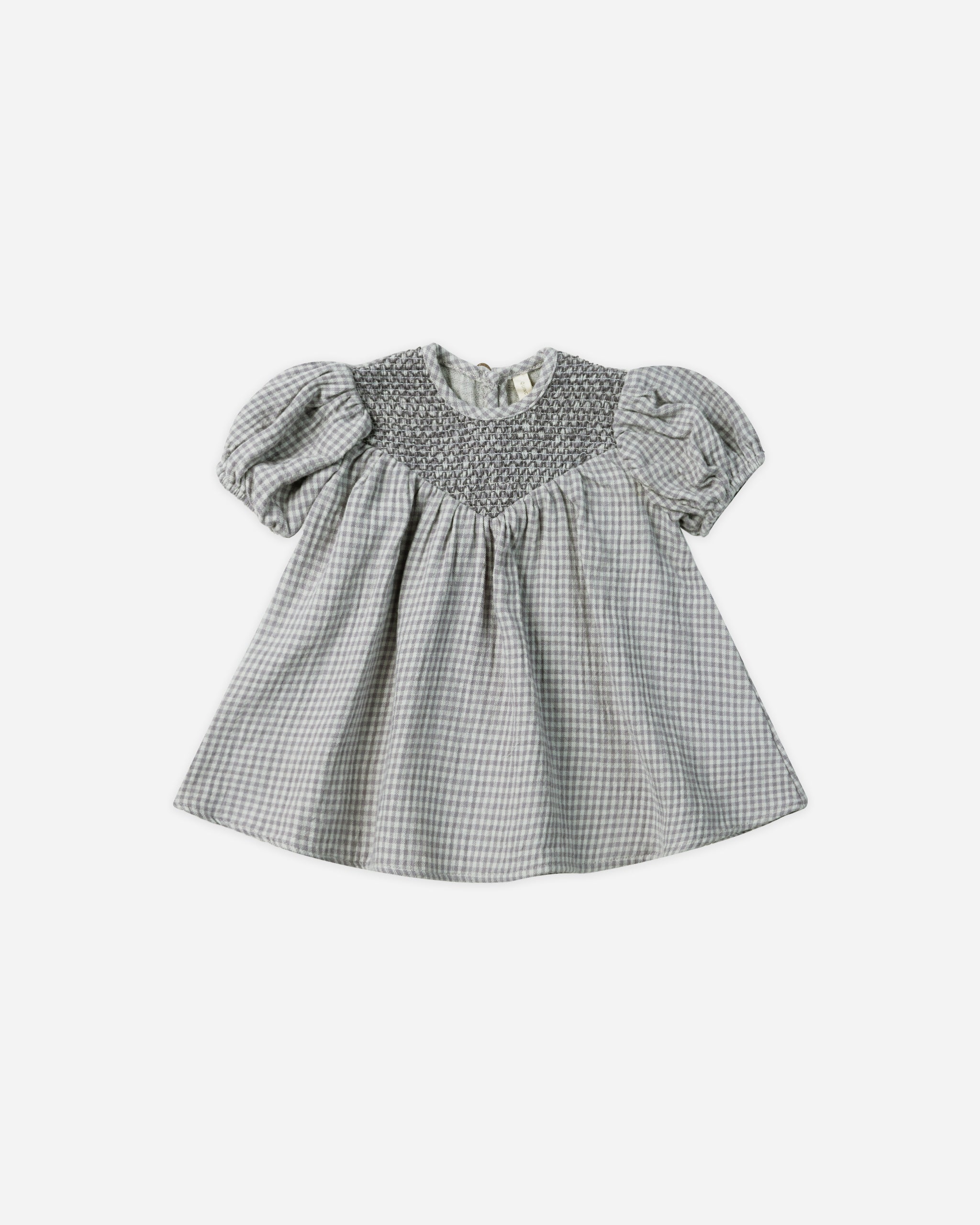 Carina Dress || Blue Gingham - Rylee + Cru | Kids Clothes | Trendy Baby Clothes | Modern Infant Outfits |